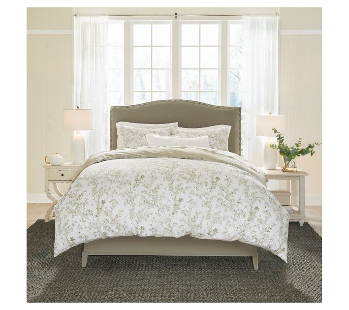 Laura Ashley Lindy - Green Full/Queen Duvet Cover Set