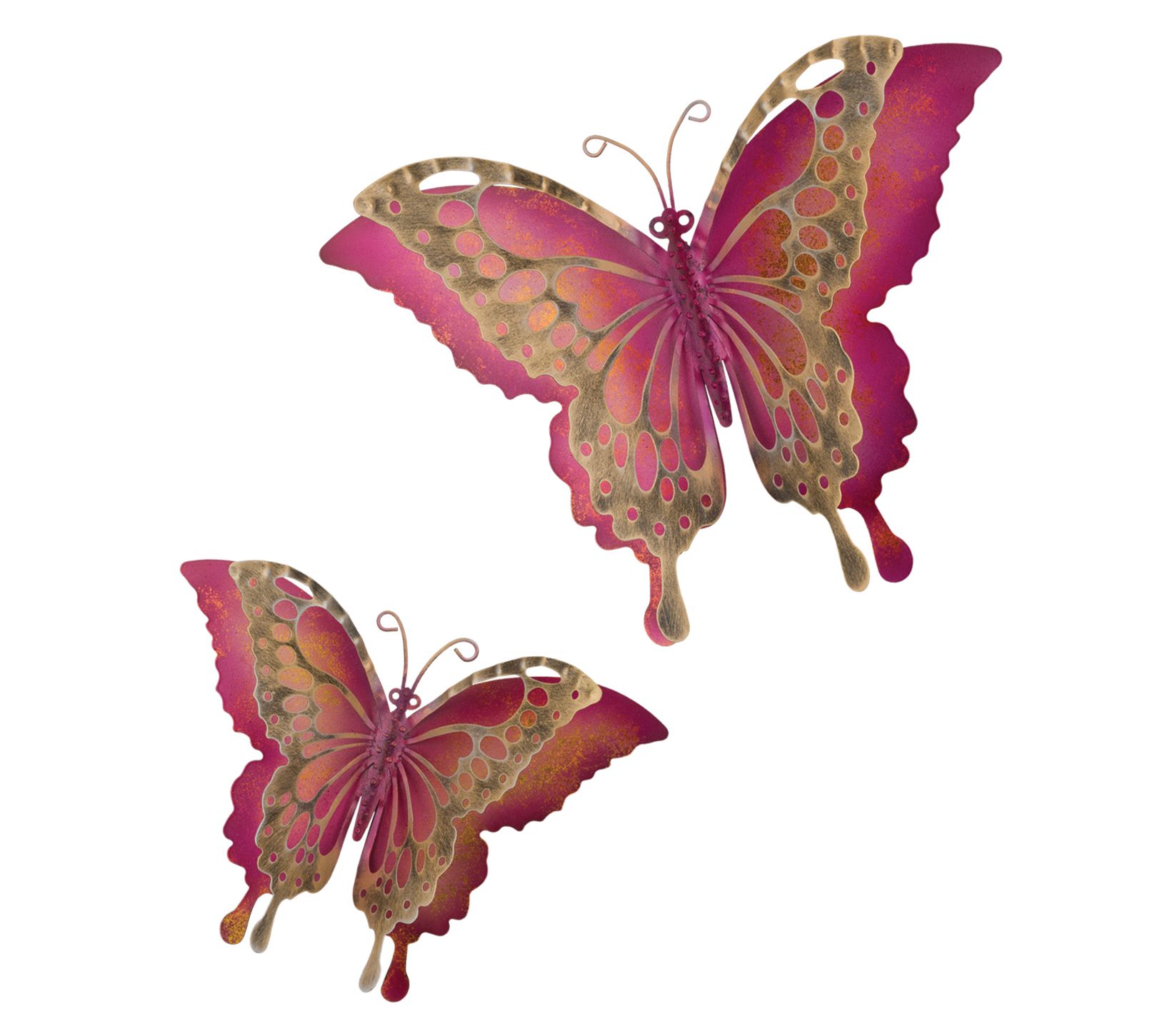 Regal Art & Gift Butterfly Wall Decor Set/2 - Pink