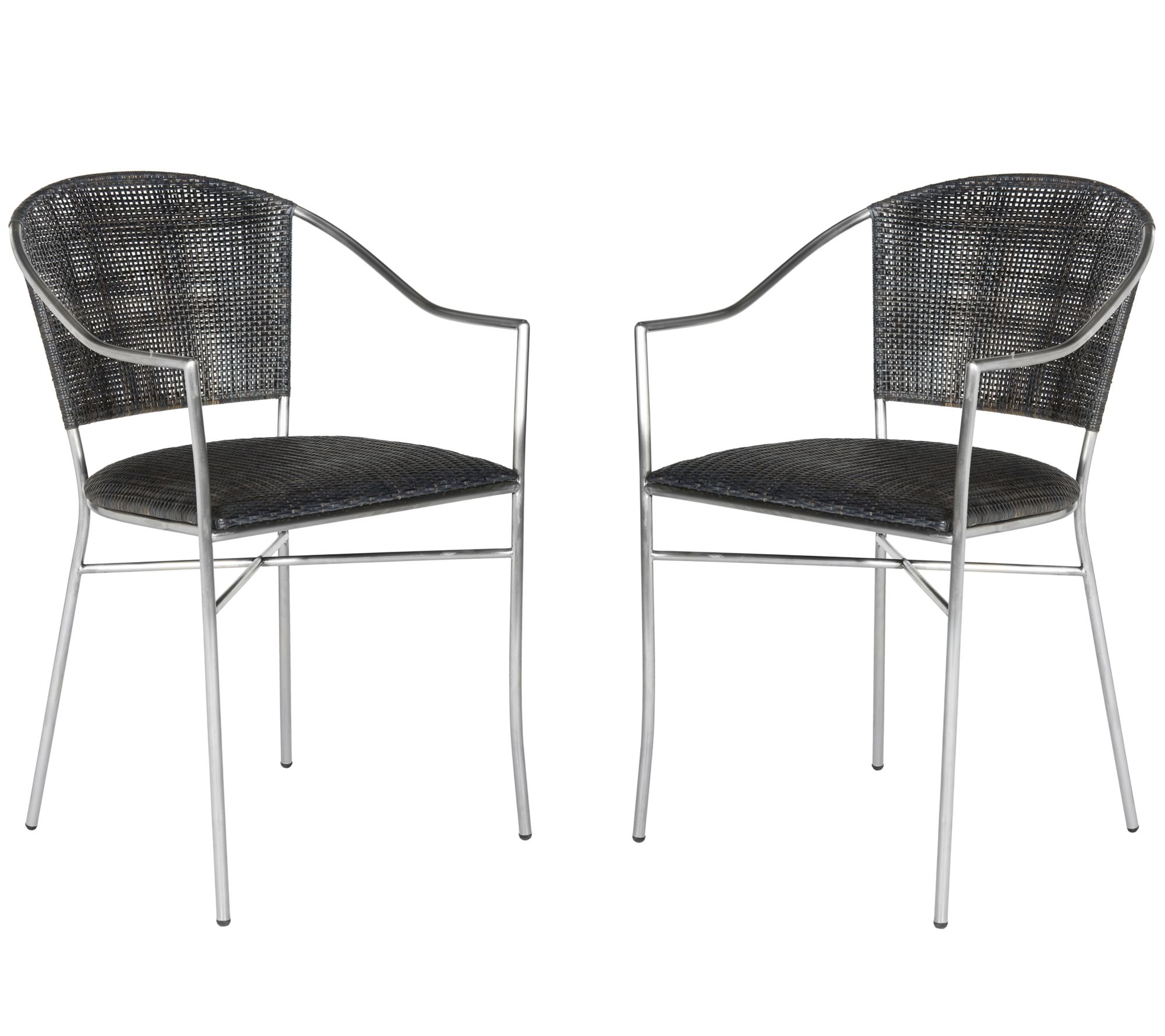 Safavieh Melita 18''H Rattan Arm Chair (Set of2)
