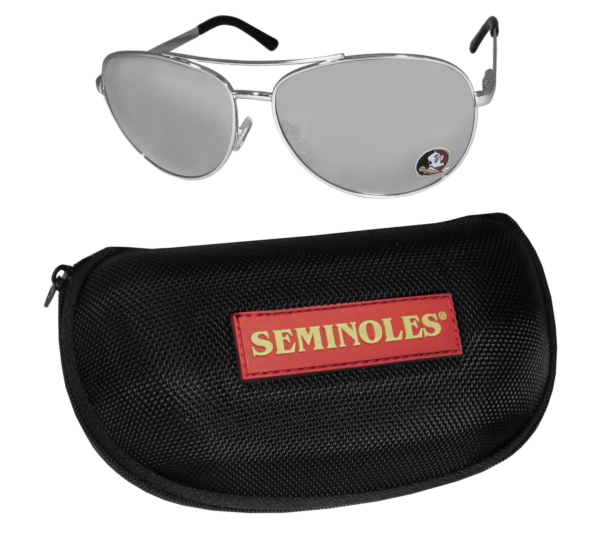 Siskiyou NCAA Aviator Sunglasses and Case