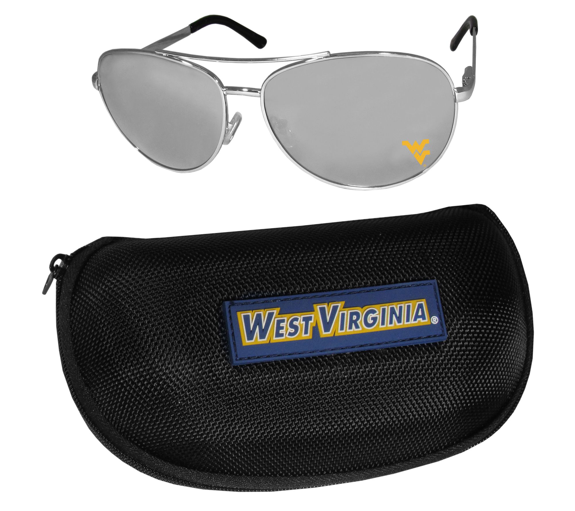 Siskiyou NCAA Aviator Sunglasses and Case