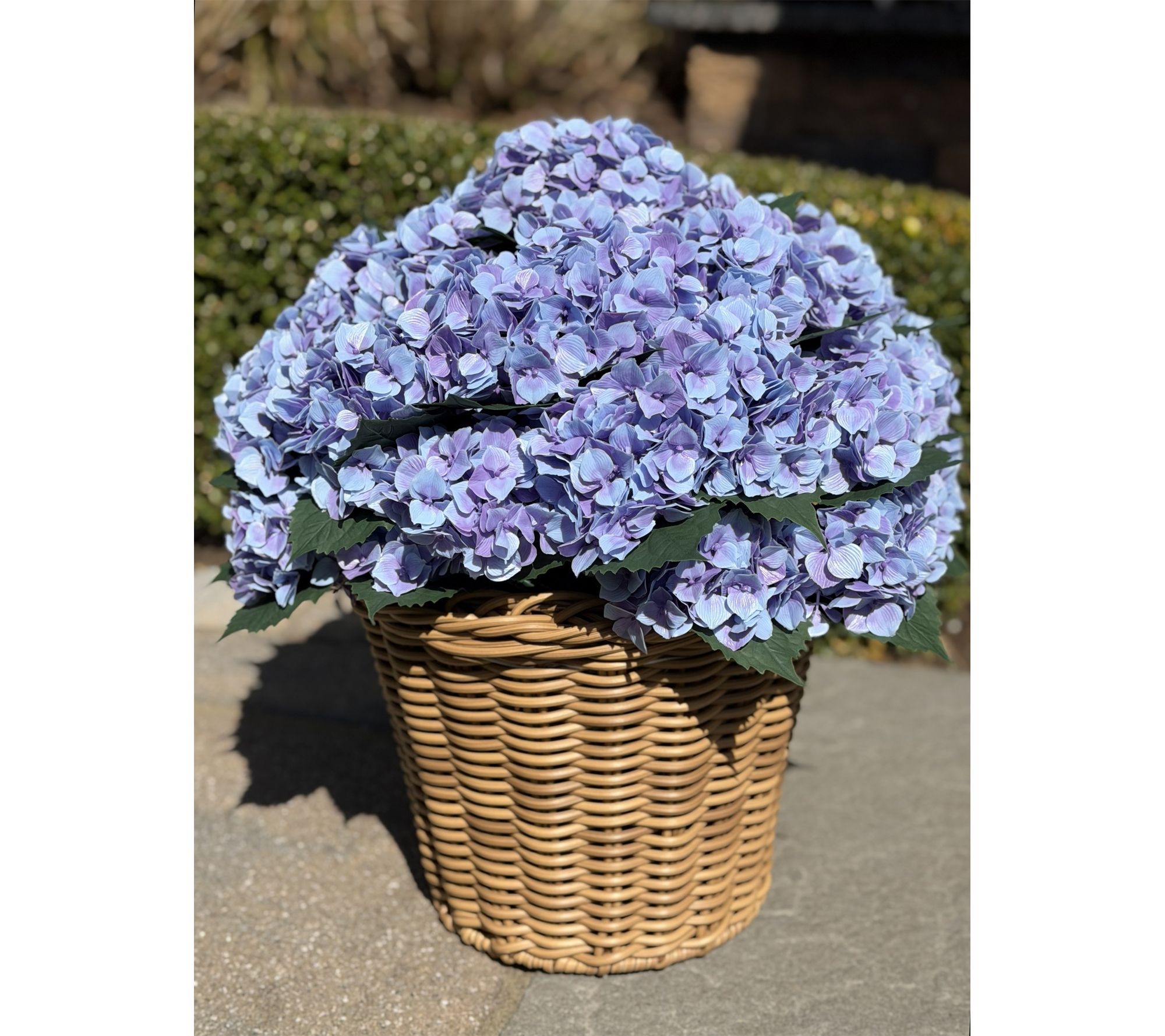 Simply Stunning Indoor/Outdoor Faux Hydrangea Urn Filler by Janine Graff