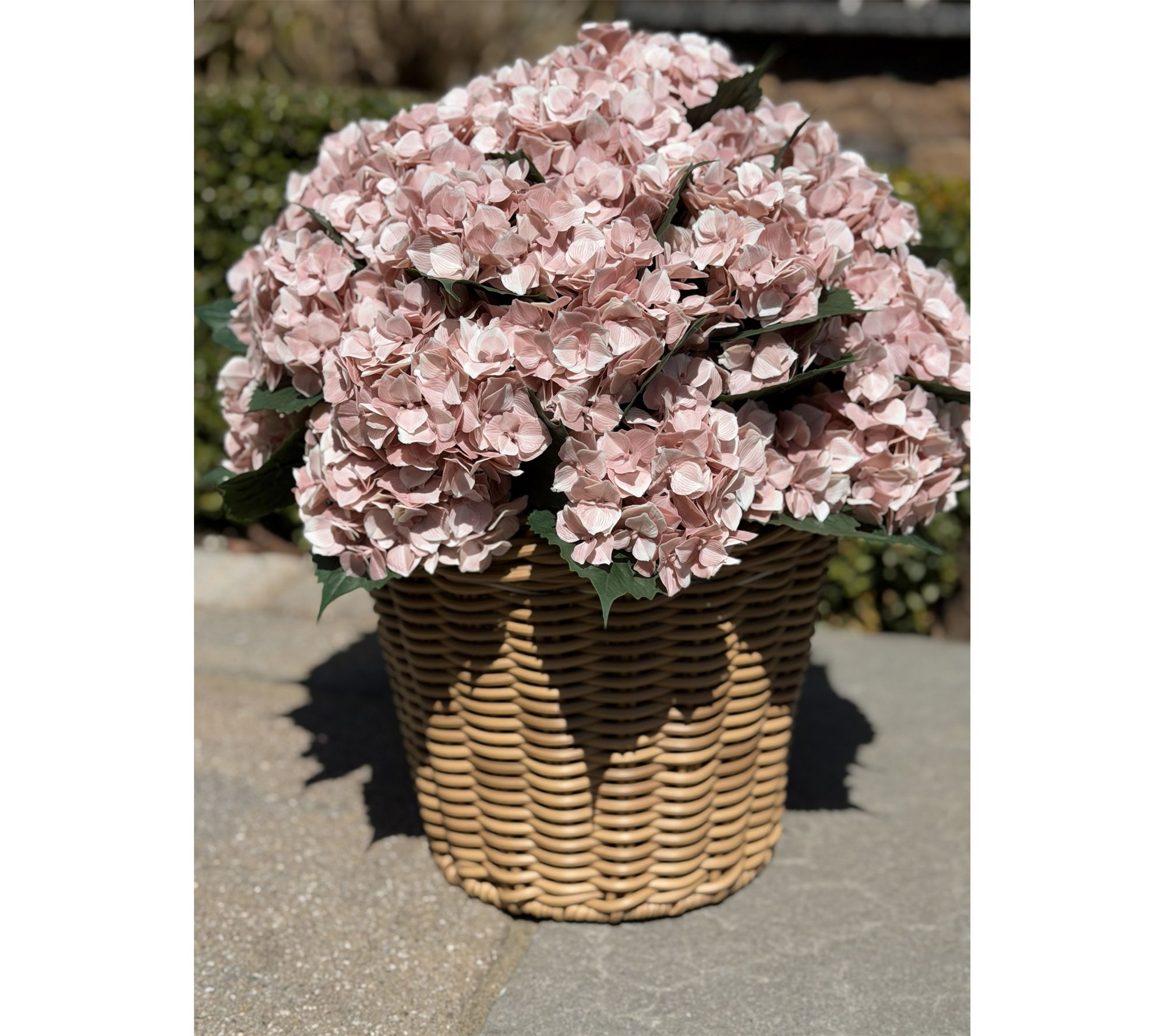 Simply Stunning Indoor/Outdoor Faux Hydrangea Urn Filler by Janine Graff