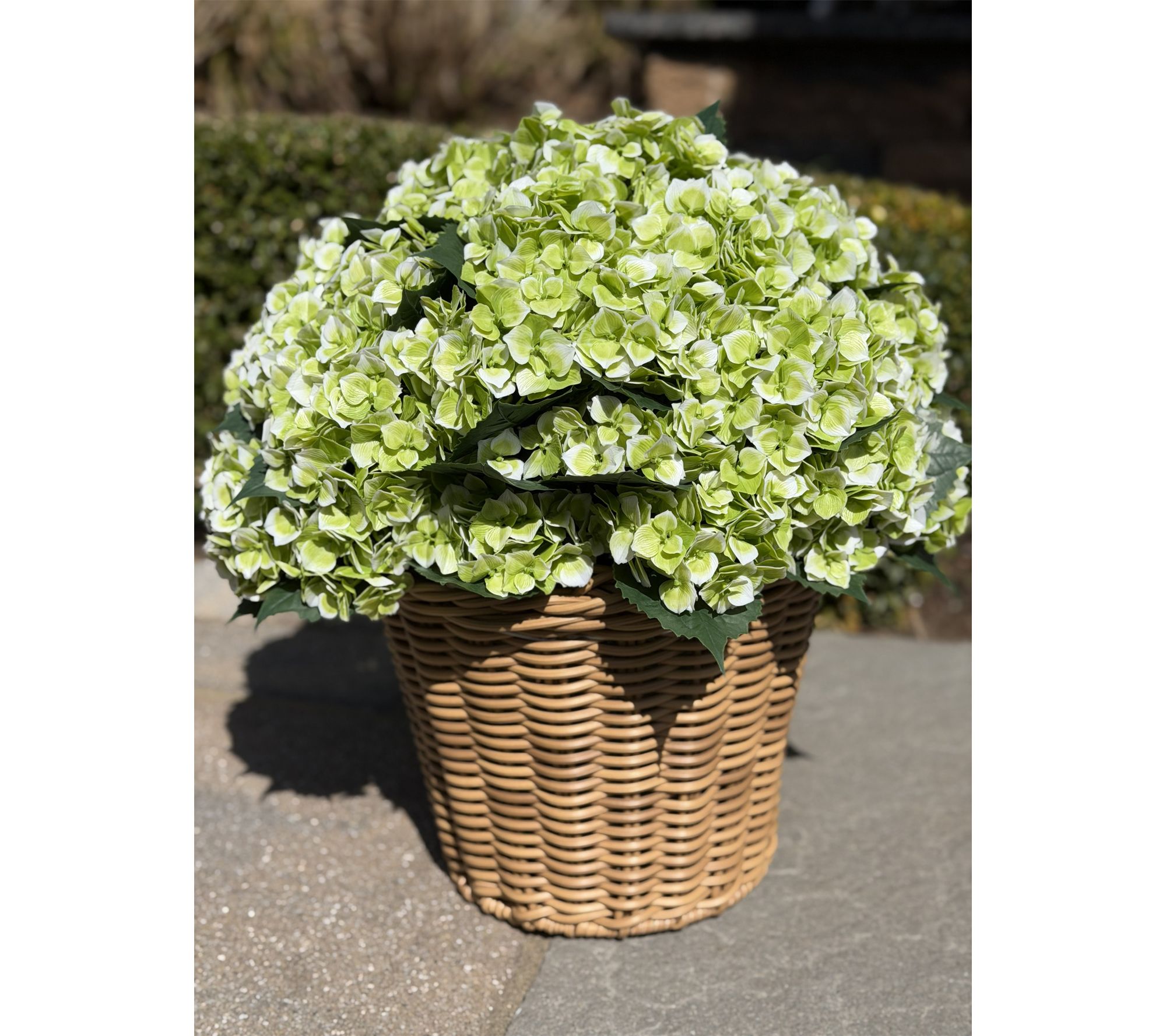 Simply Stunning Indoor/Outdoor Faux Hydrangea Urn Filler by Janine Graff