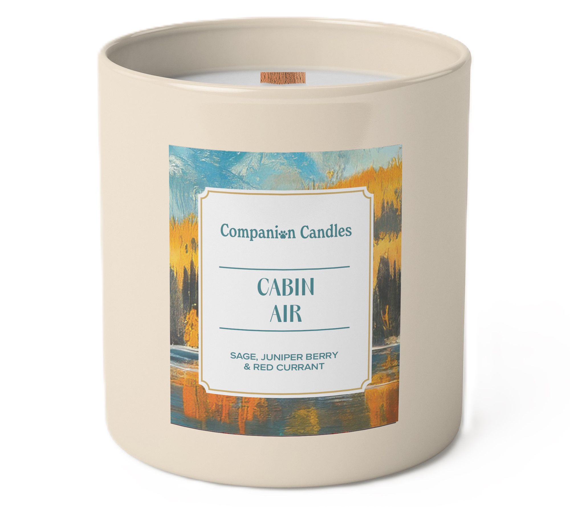Companion Candles Cabin Air: Sage, Juniper Berry & Red Currant