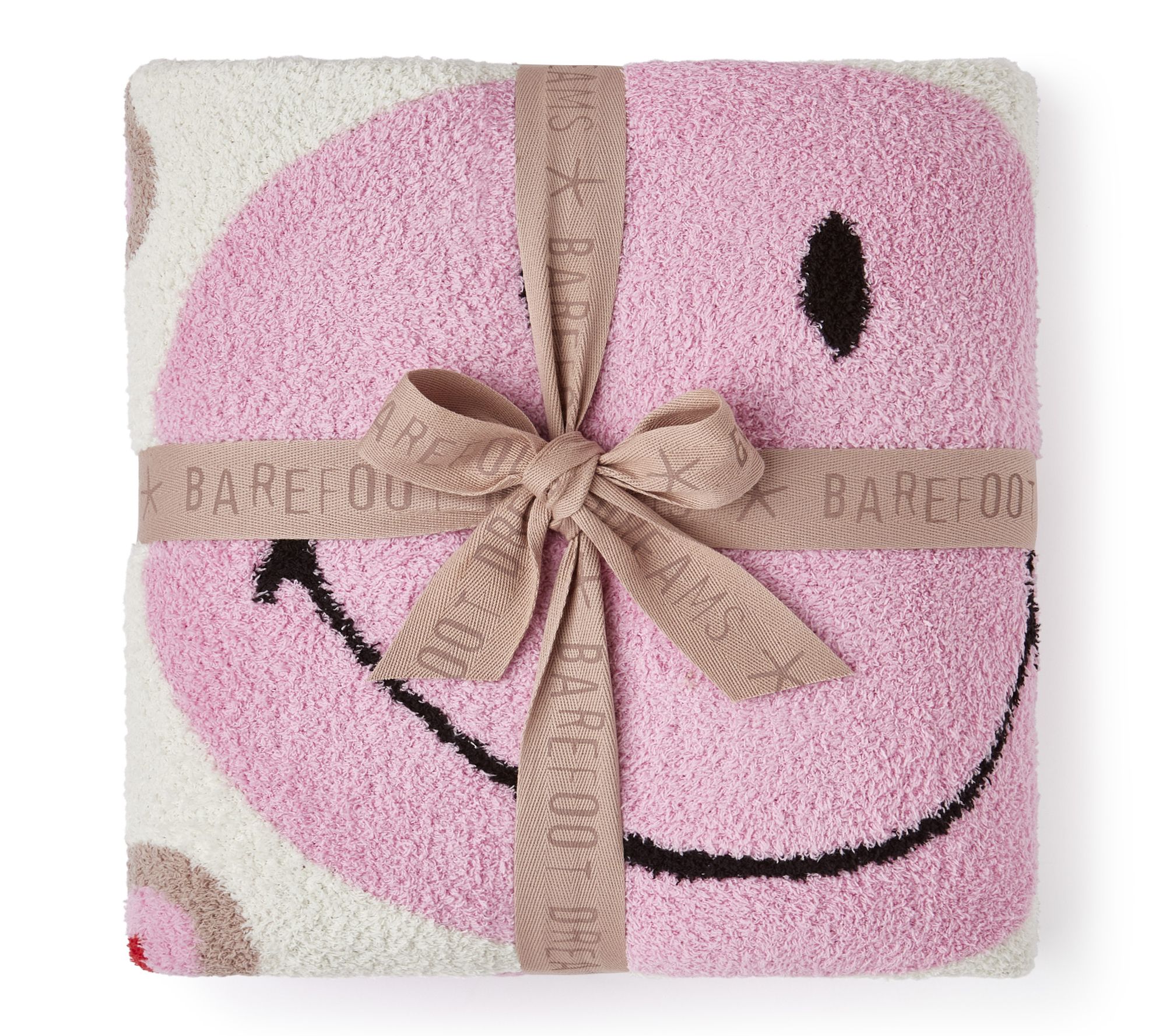 Barefoot Dreams CozyChic Smiley Stripe Blanket