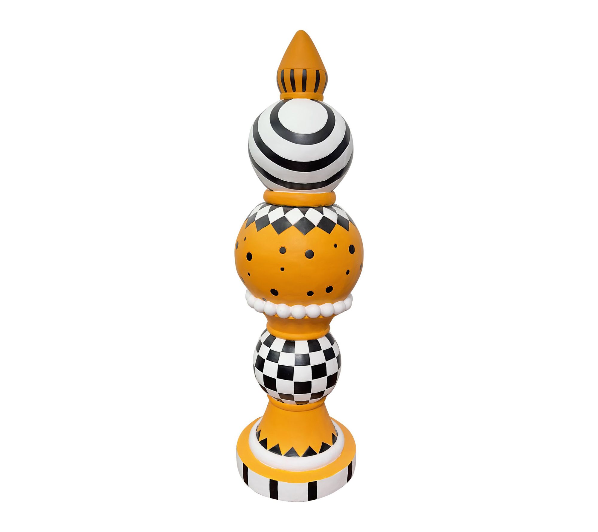 Haunted Hill Farm 4-ft. Multicolored Halloween Finial