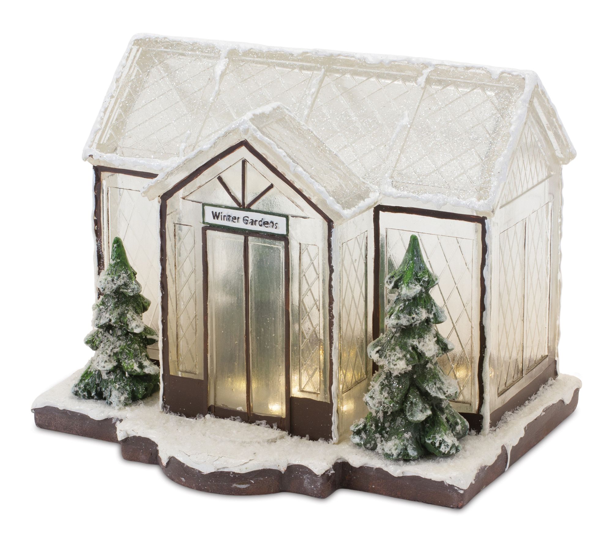 Melrose LED Winter Greenhouse Display 10"L