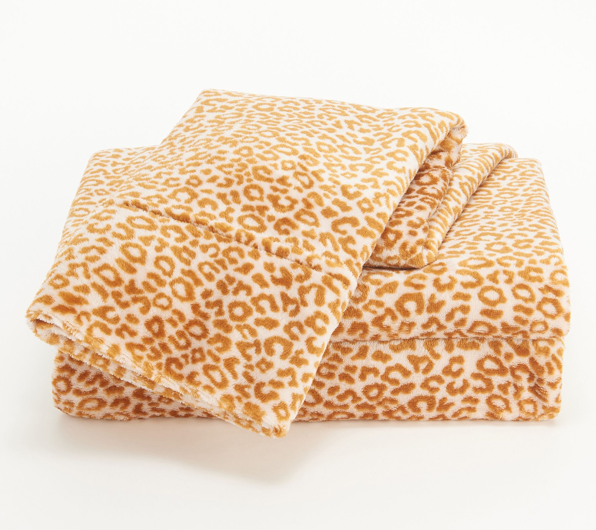 Berkshire Blanket Animal Print Velvetsoft Sheet Set Tw