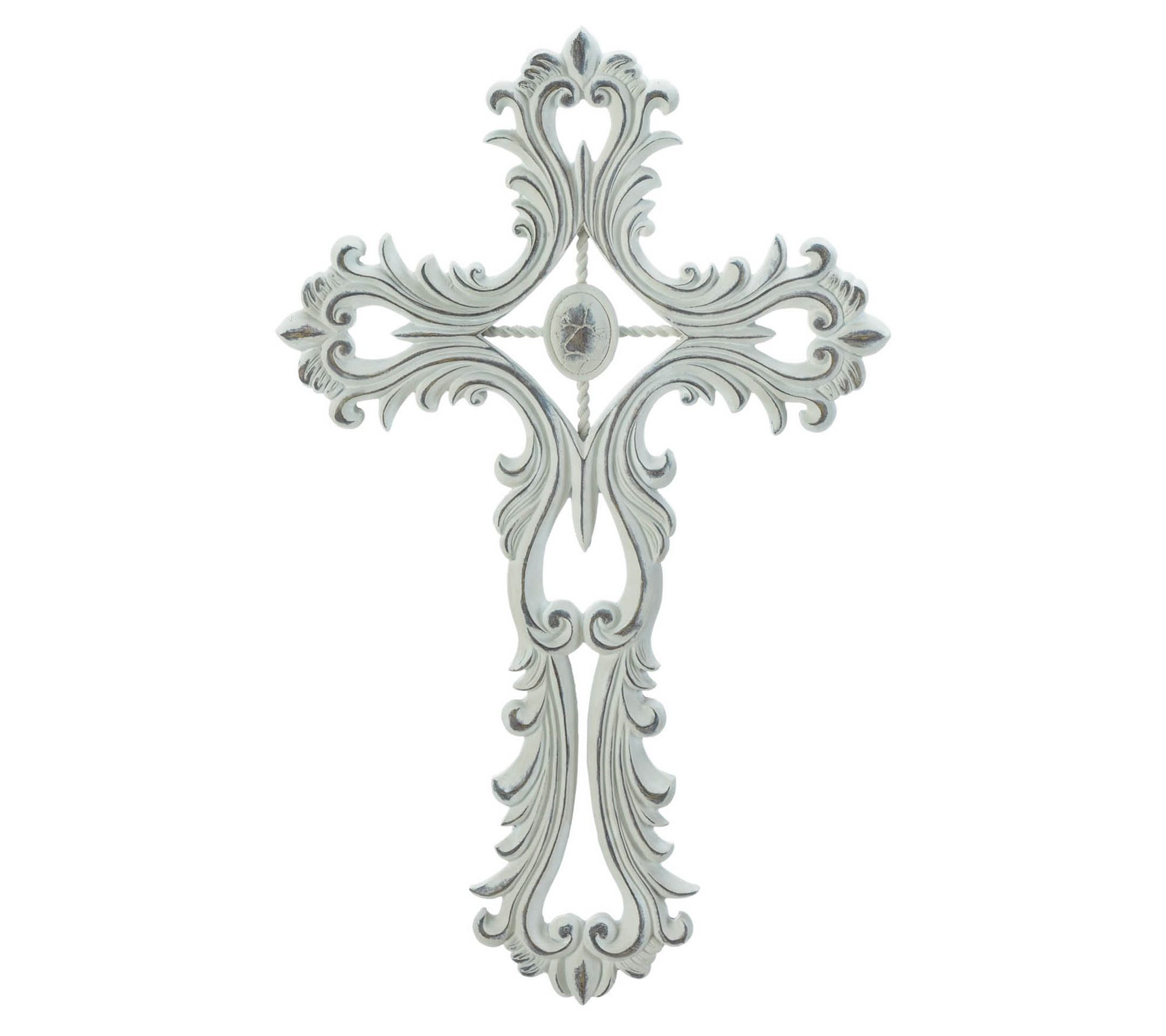 Zingz & Thingz Scalloped White Cross