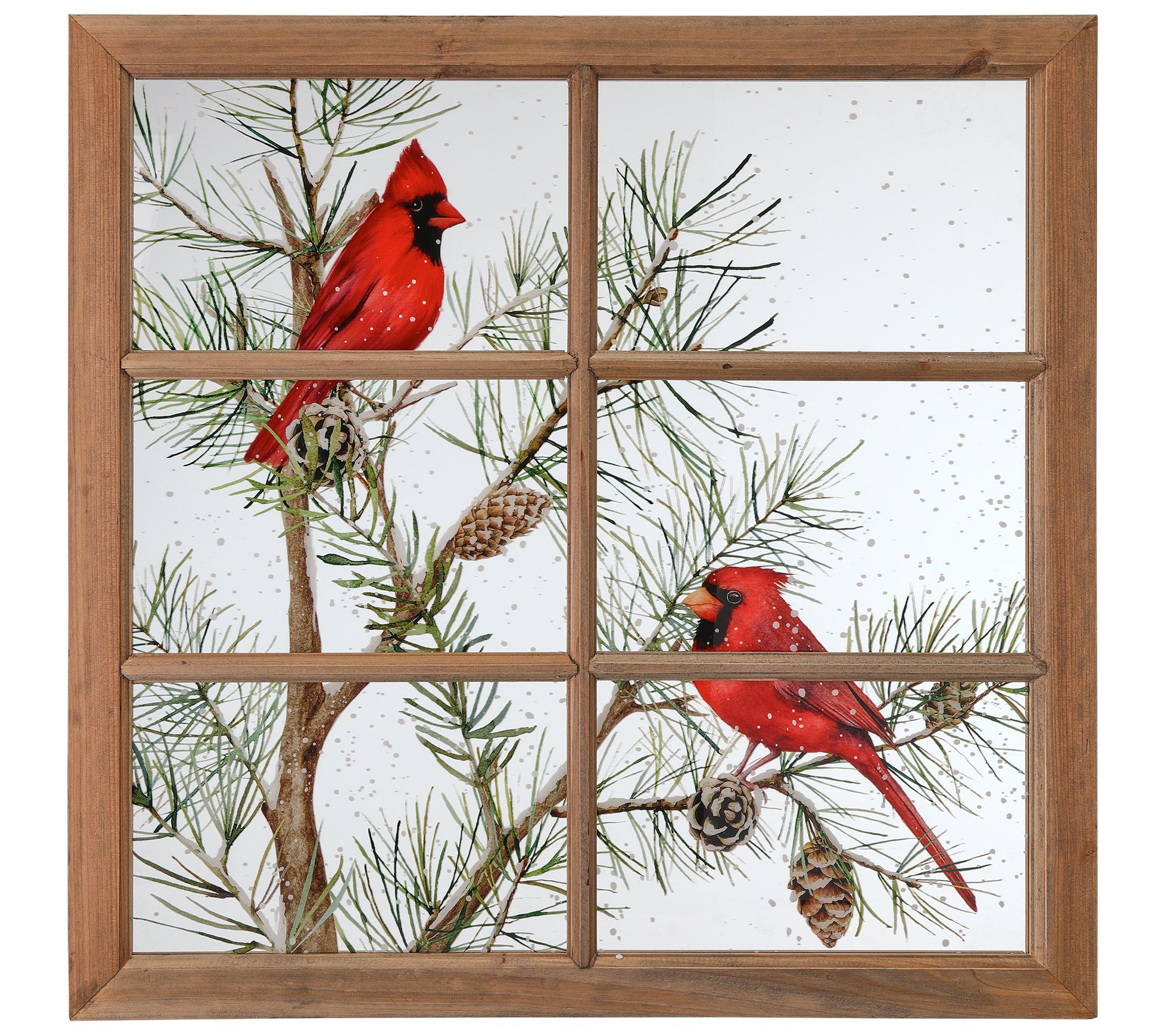 Window Thermometer- Acrylic- Cardinal/ Chickadee - Made From RI