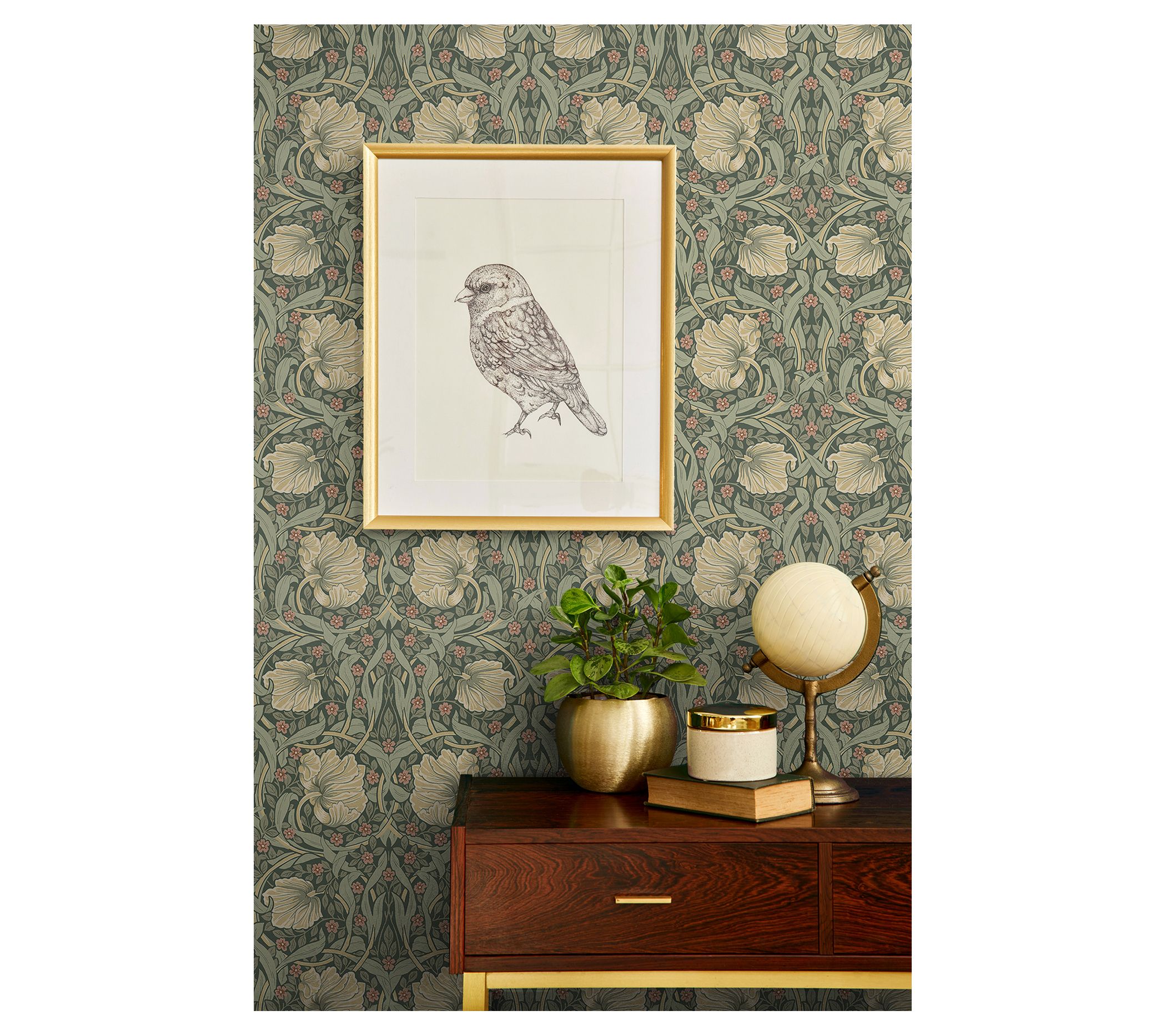 NextWall Pimpernel Floral Peel and Stick Wallpaper