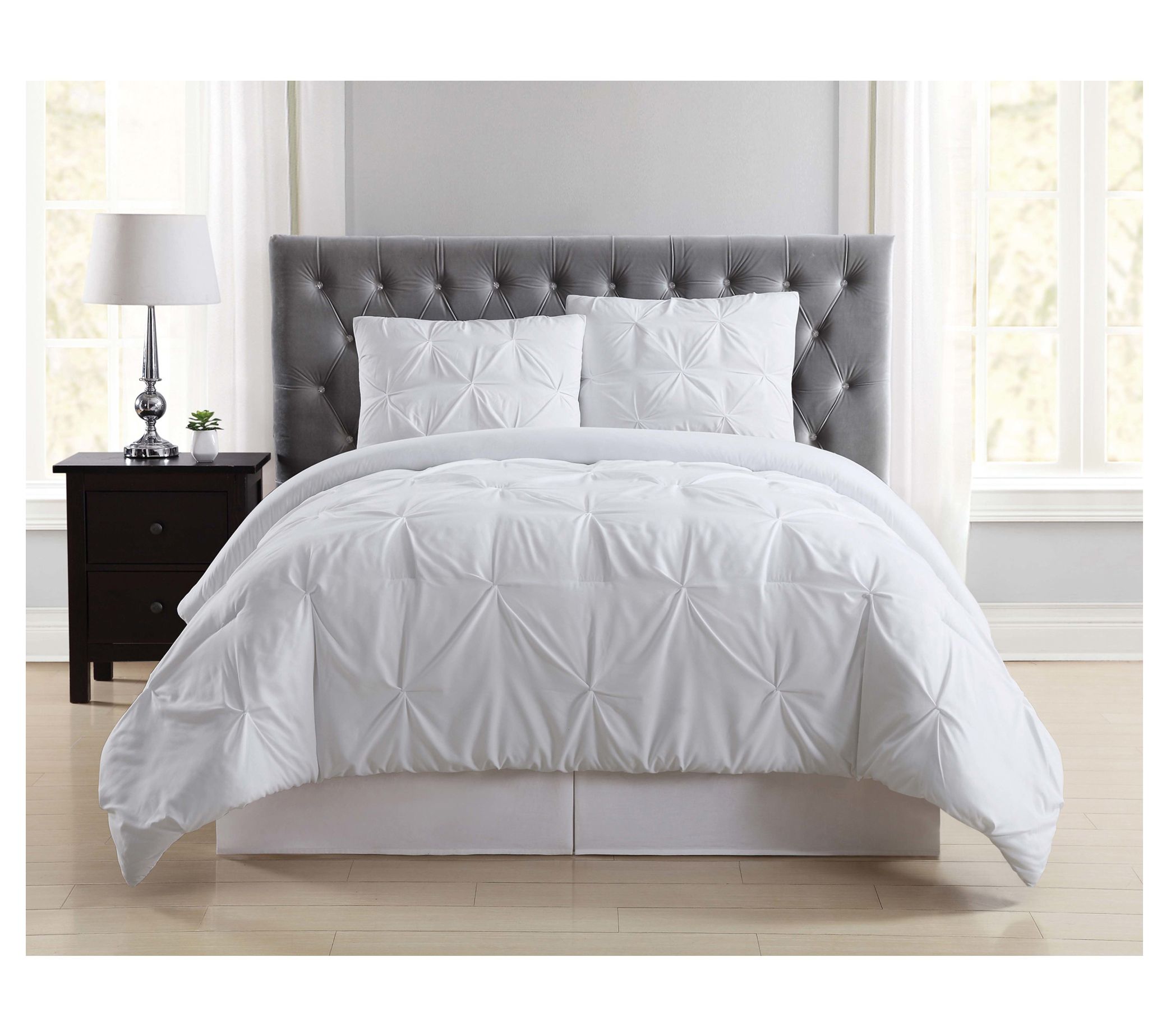 Truly Soft Pleated King Duvet Set