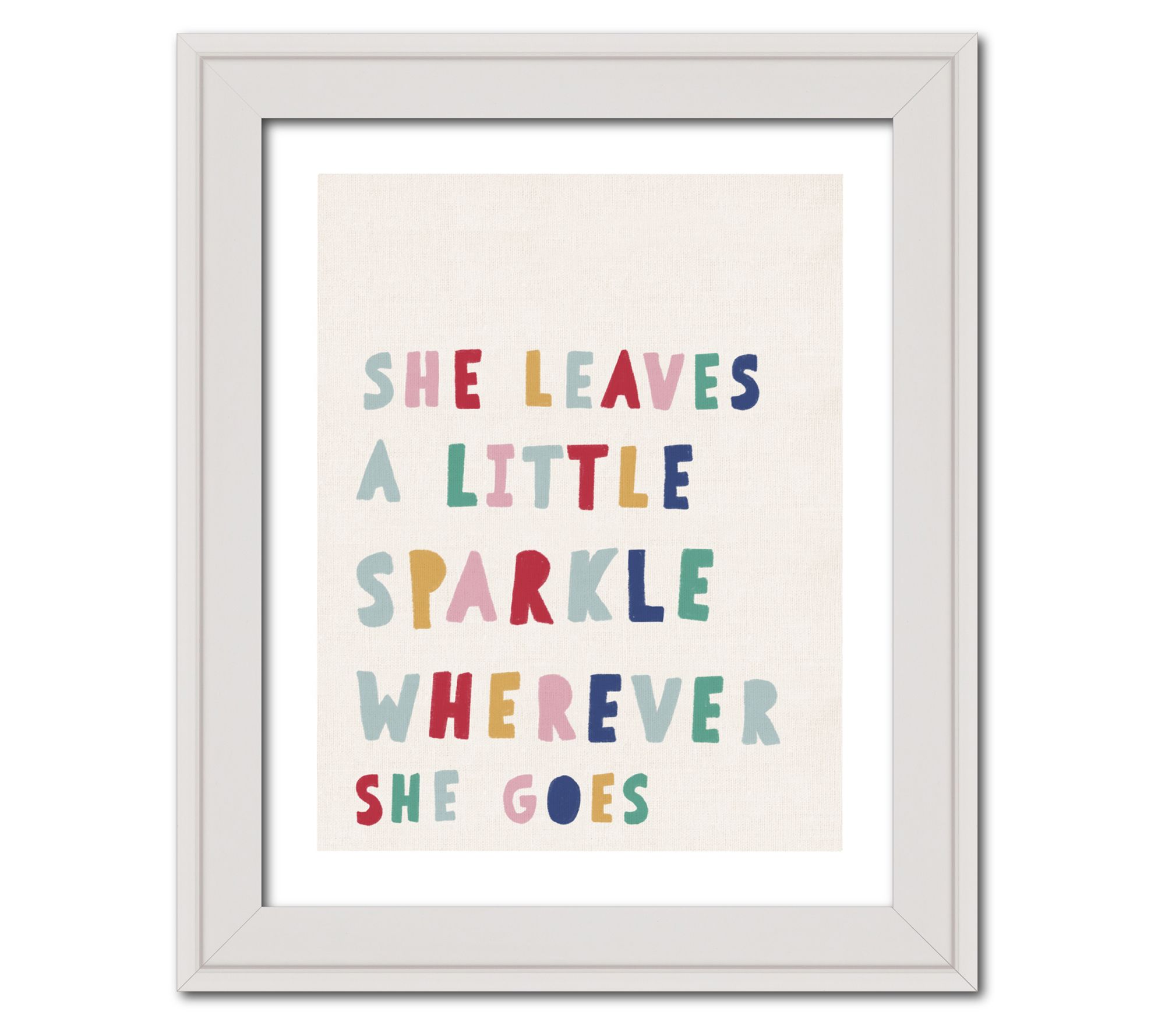 Courtside Market She Leaves a Little Sparkle 16" x 20" Art