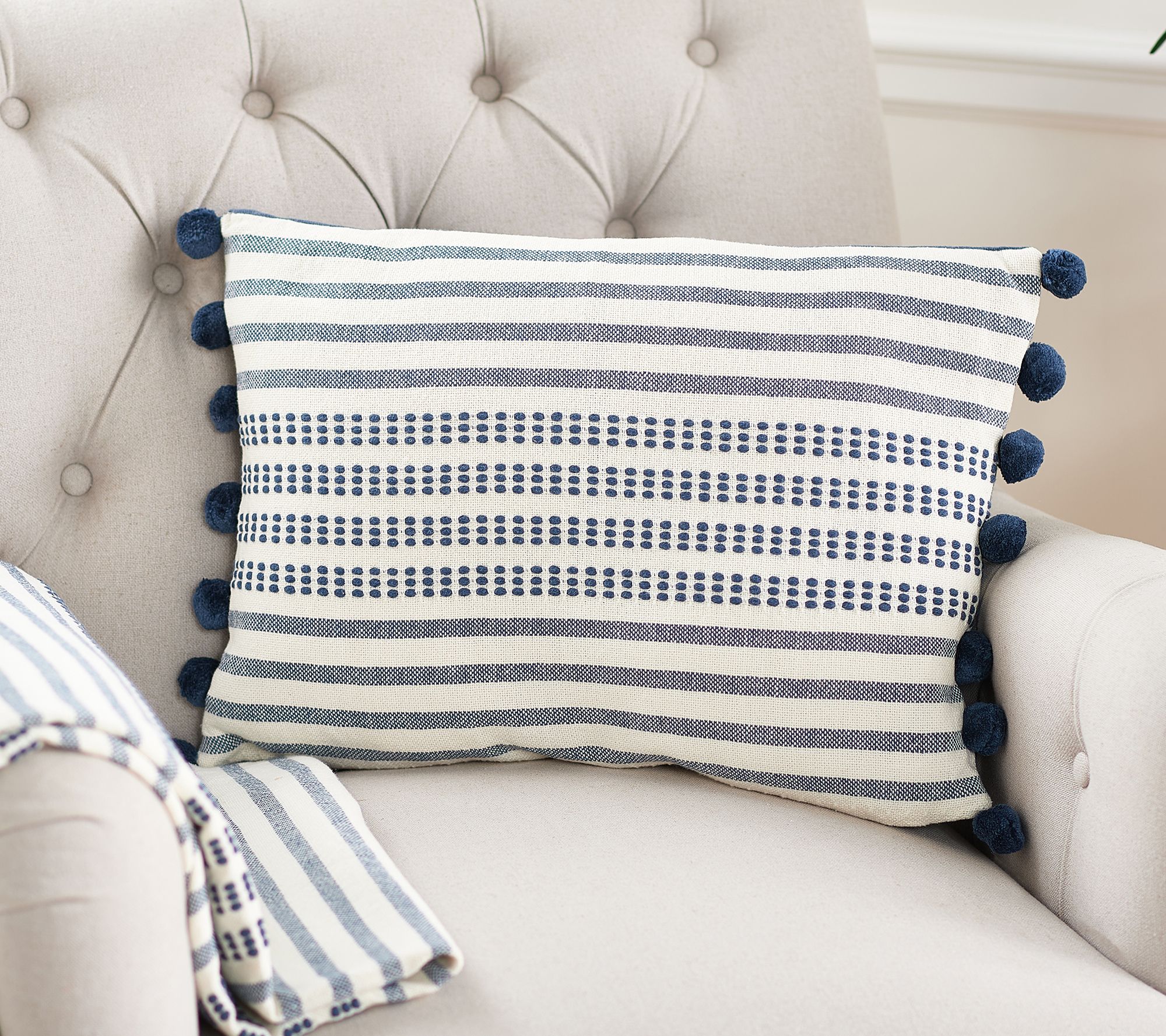 100 Cotton Woven Dec. Pillows by Bobby Berk