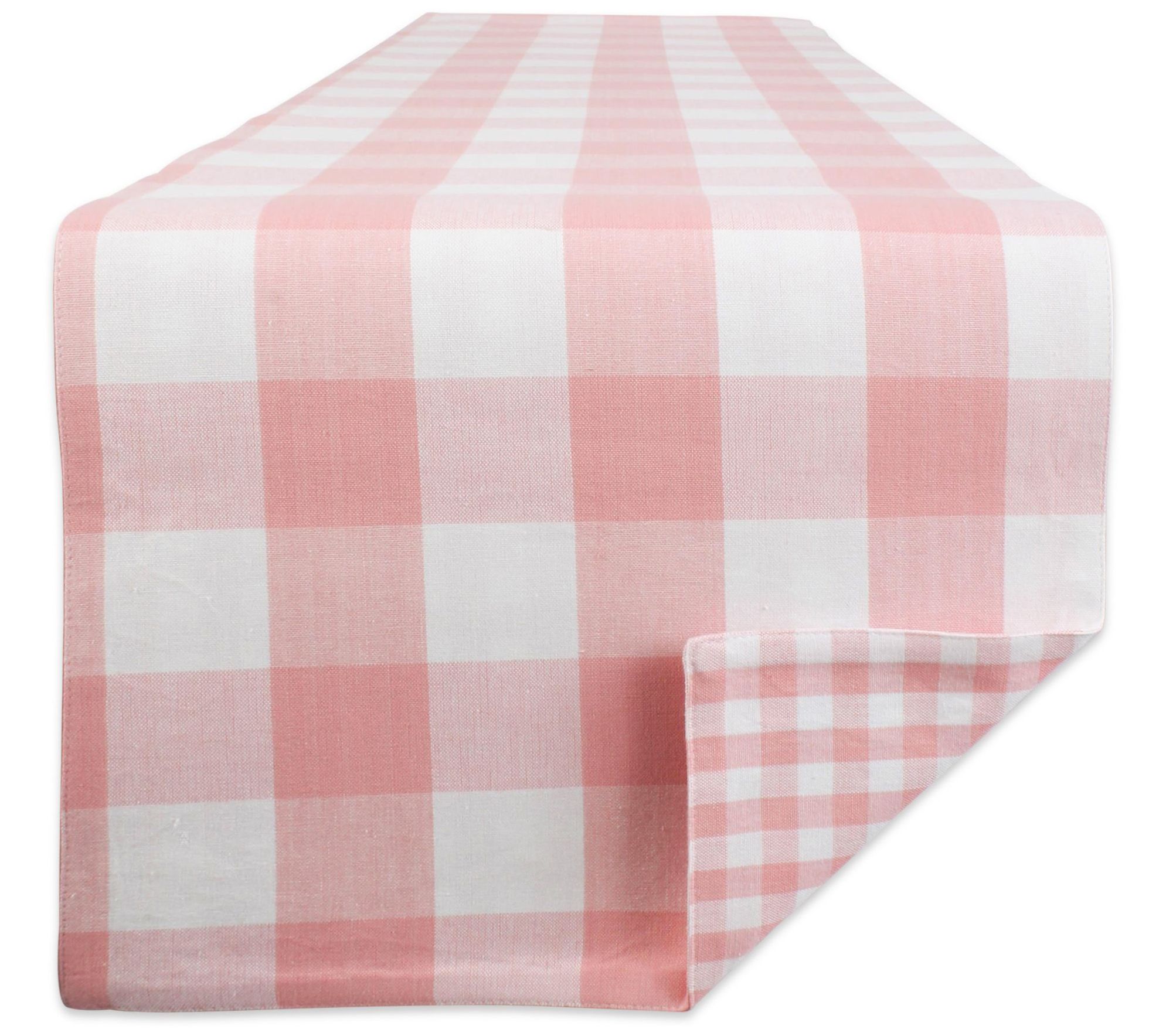 Design Imports Reversible Gingham Runner 14" x72"