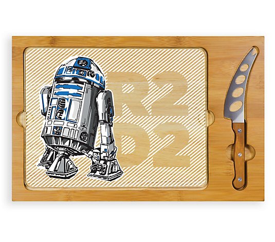 Picnic Time Star Wars R2-D2 - Glass Top CuttingBoard