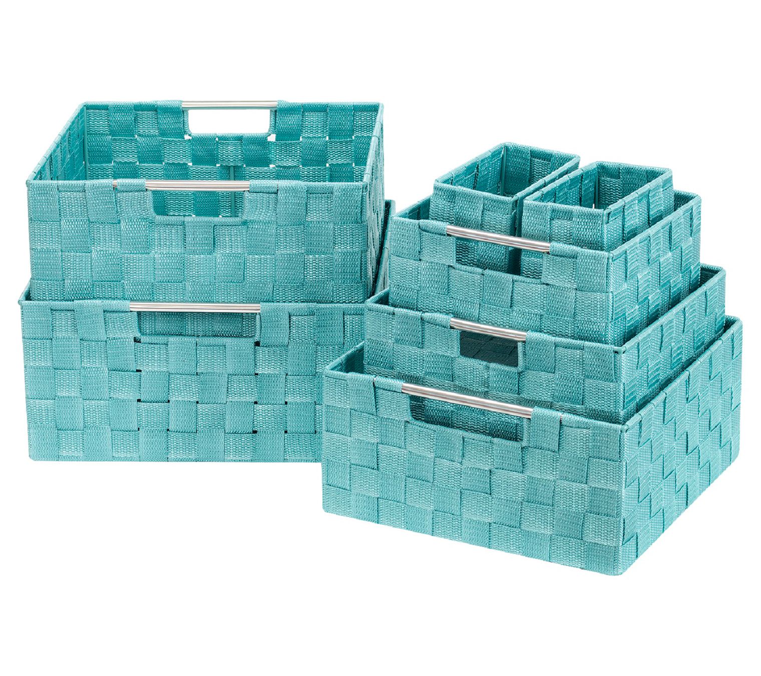 Sorbus Weave 7-Piece Basket Set