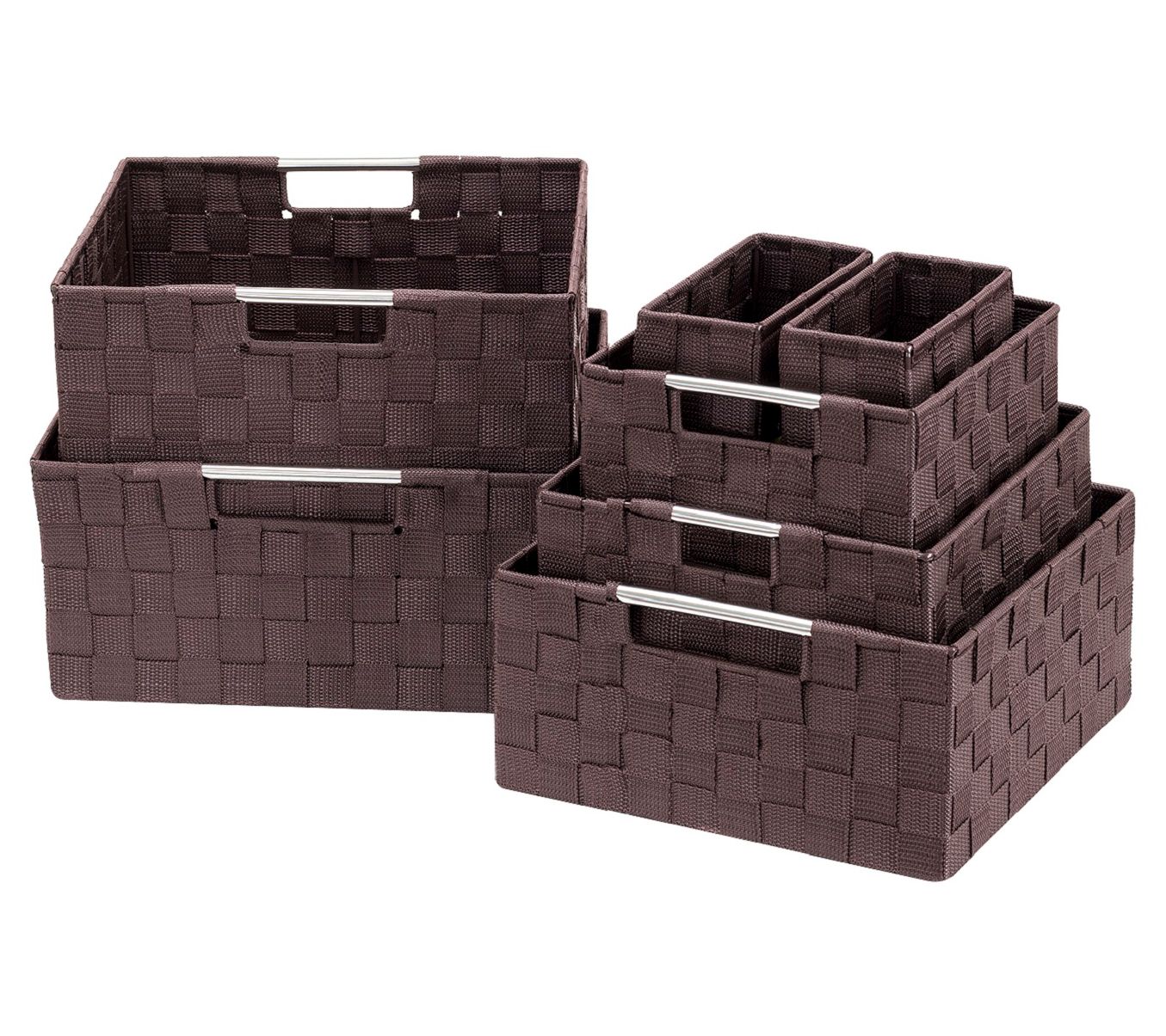 Sorbus Weave 7-Piece Basket Set