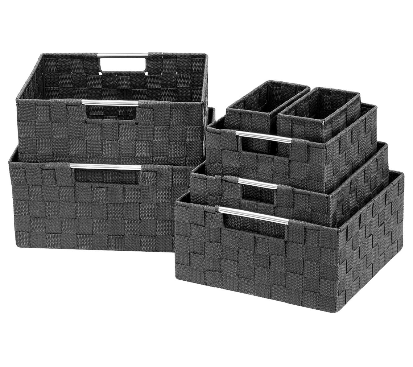 Sorbus Weave 7-Piece Basket Set