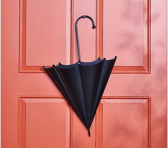 Indoor/Outdoor Fillable Hanging Metal Umbrella by Valerie