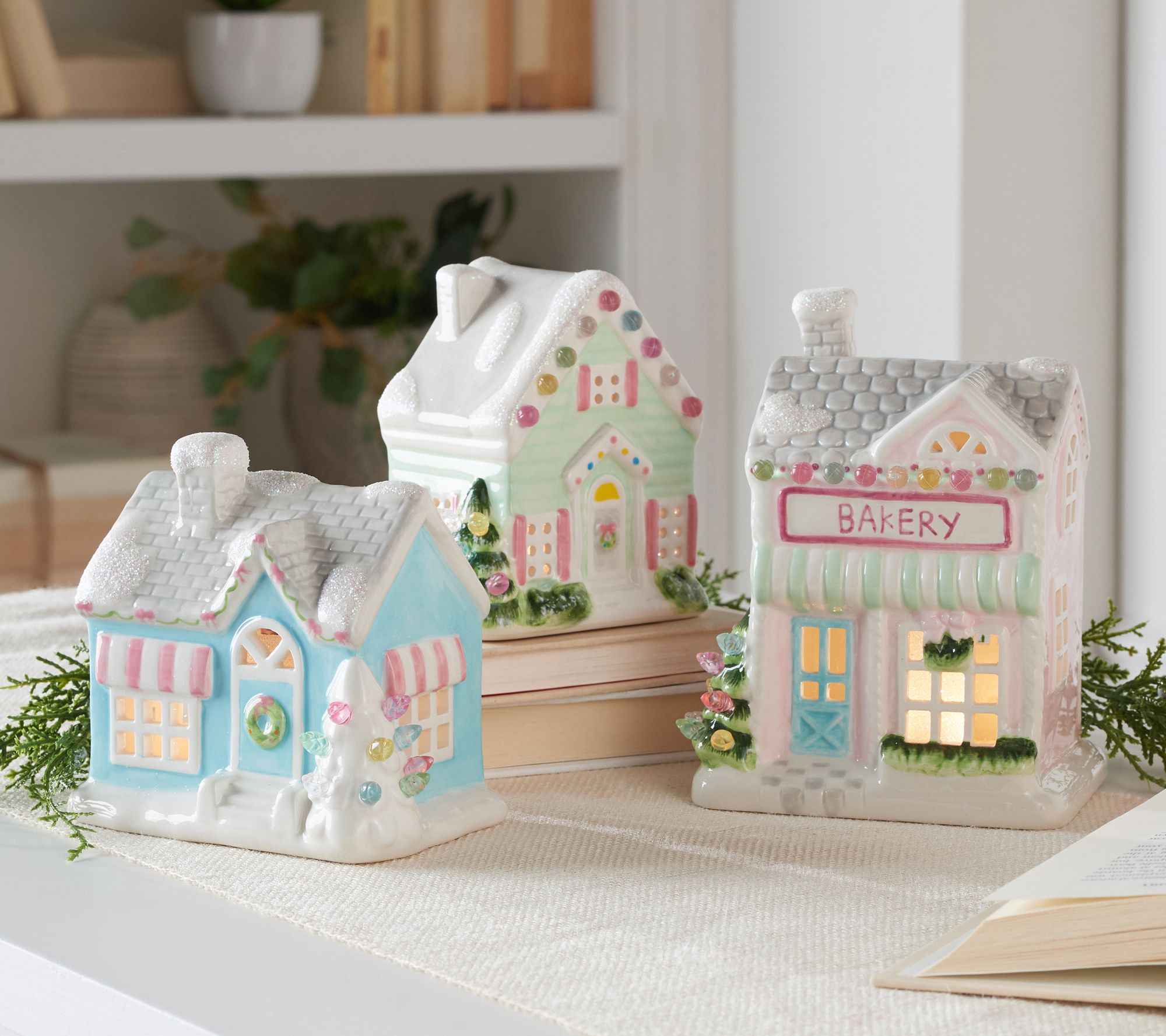 martha-stewart-white-ceramic-led-lighted-christmas-town-village-house