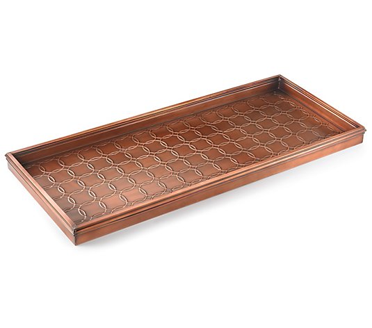 Circles Boot Tray Copper Finish by Good Directions