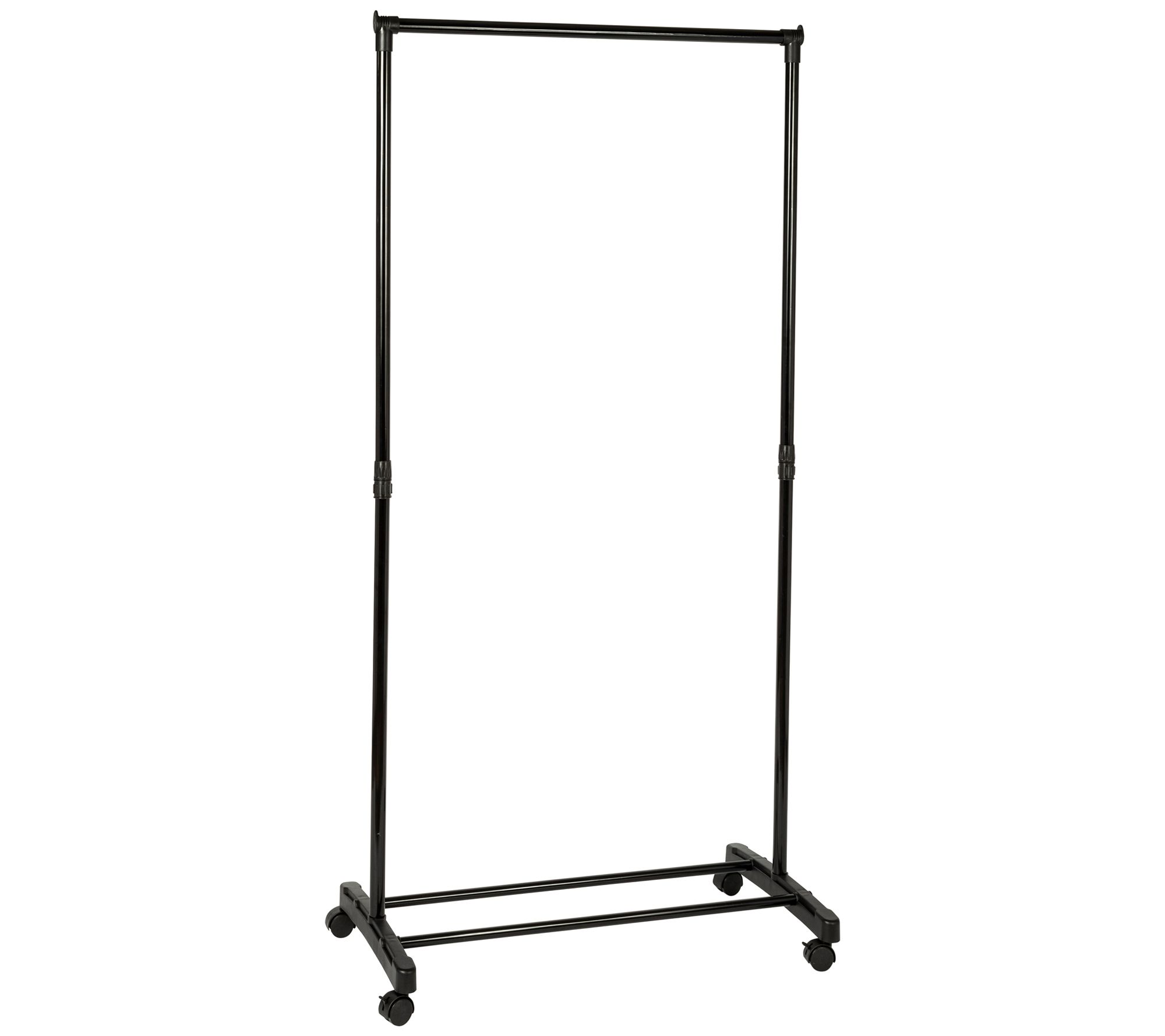 HoneyCanDo Rolling Single Bar Garment Rack