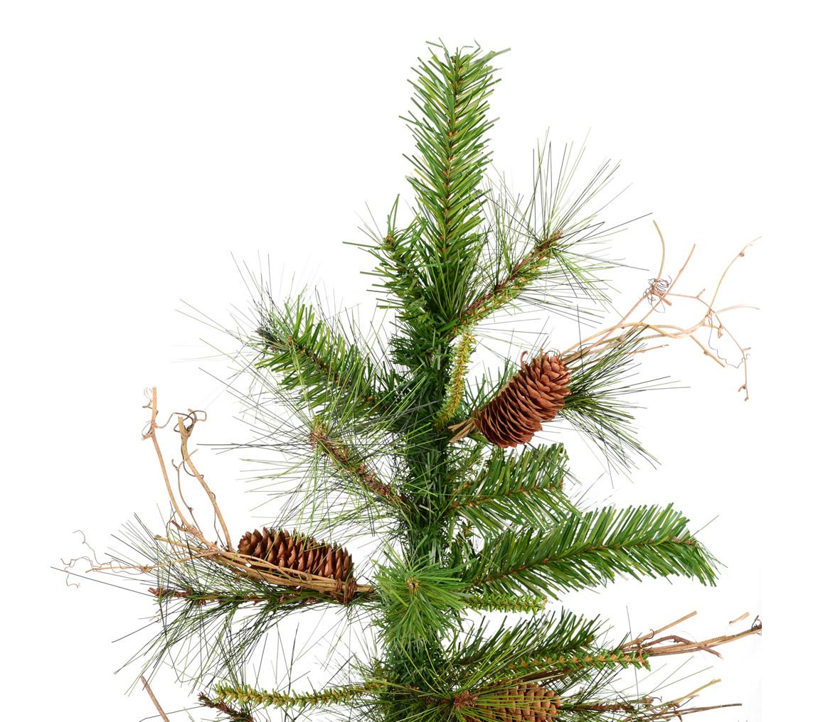 Vickerman 4' Ashland Artificial Christmas Tree,Unlit