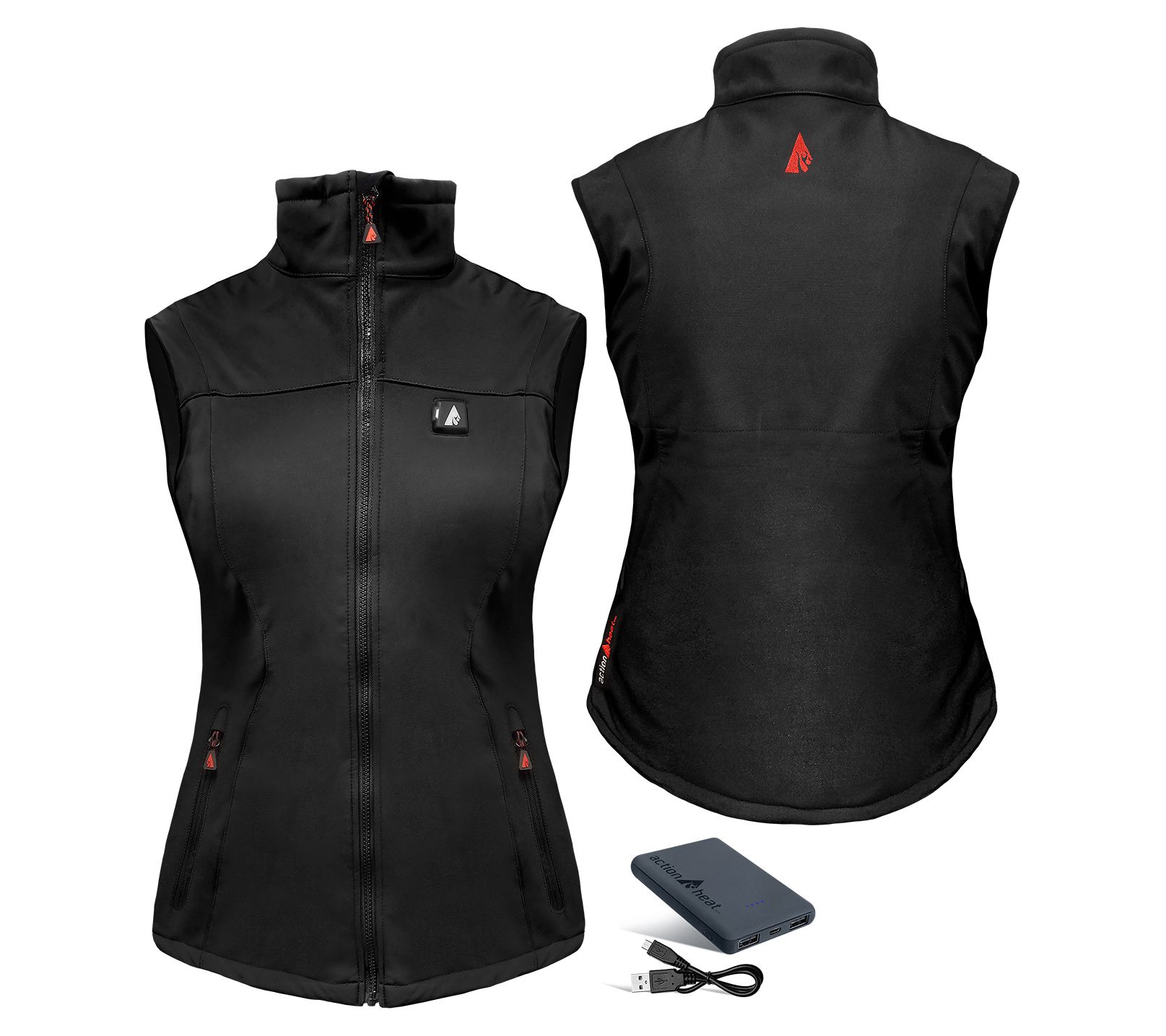 ActionHeat Wome n's 5V Battery Heated Softshel l Vest