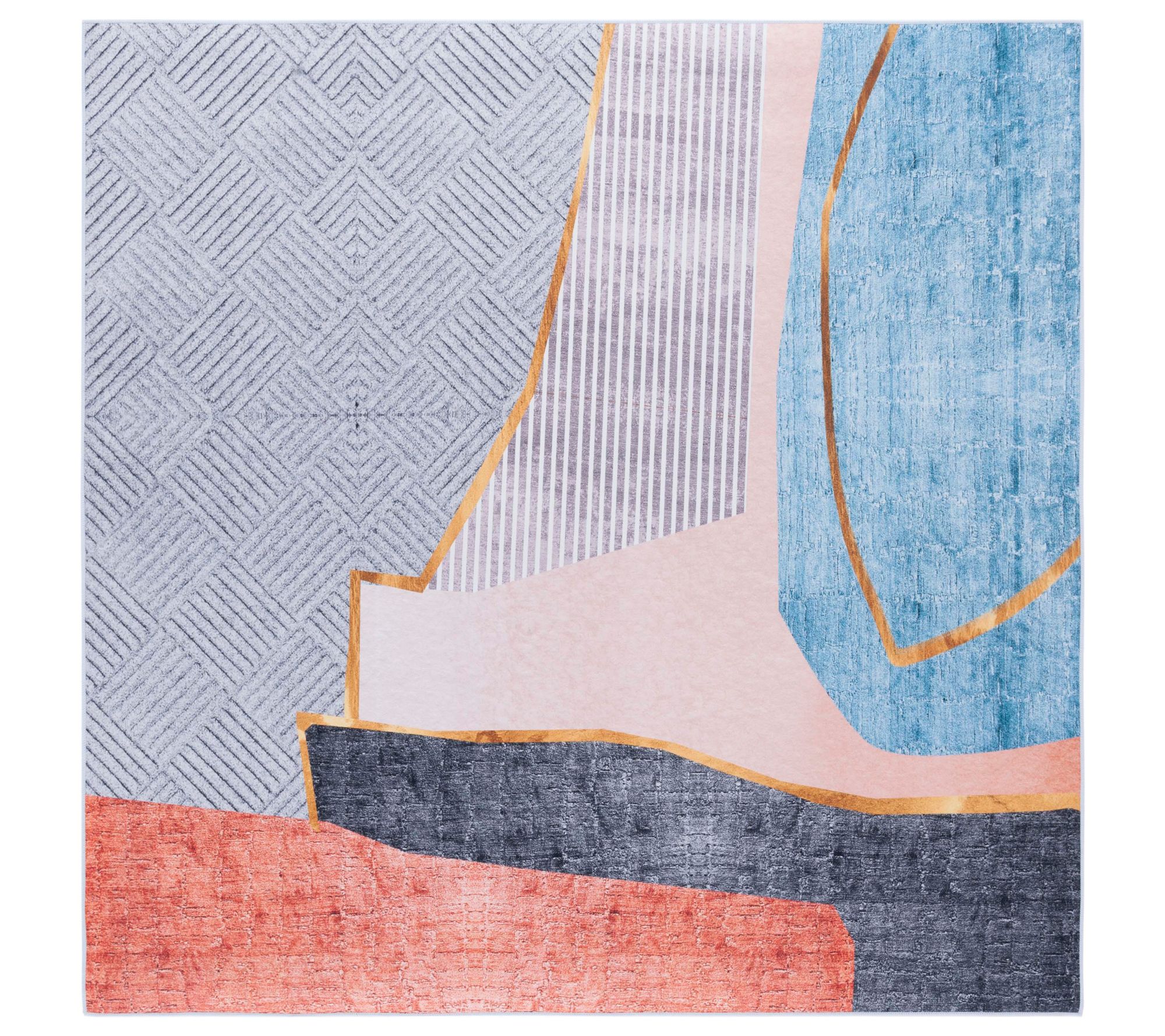 Safavieh Tacoma 834 Machine Washable 6' X 6' Square Rug