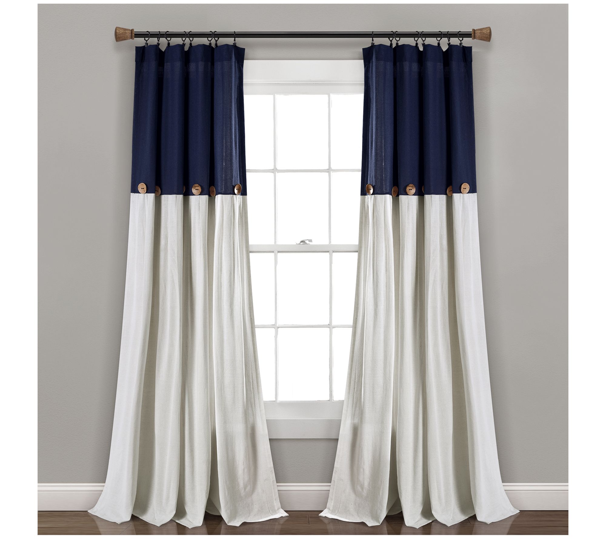 Linen Button Single 40X108 by Lush Decor