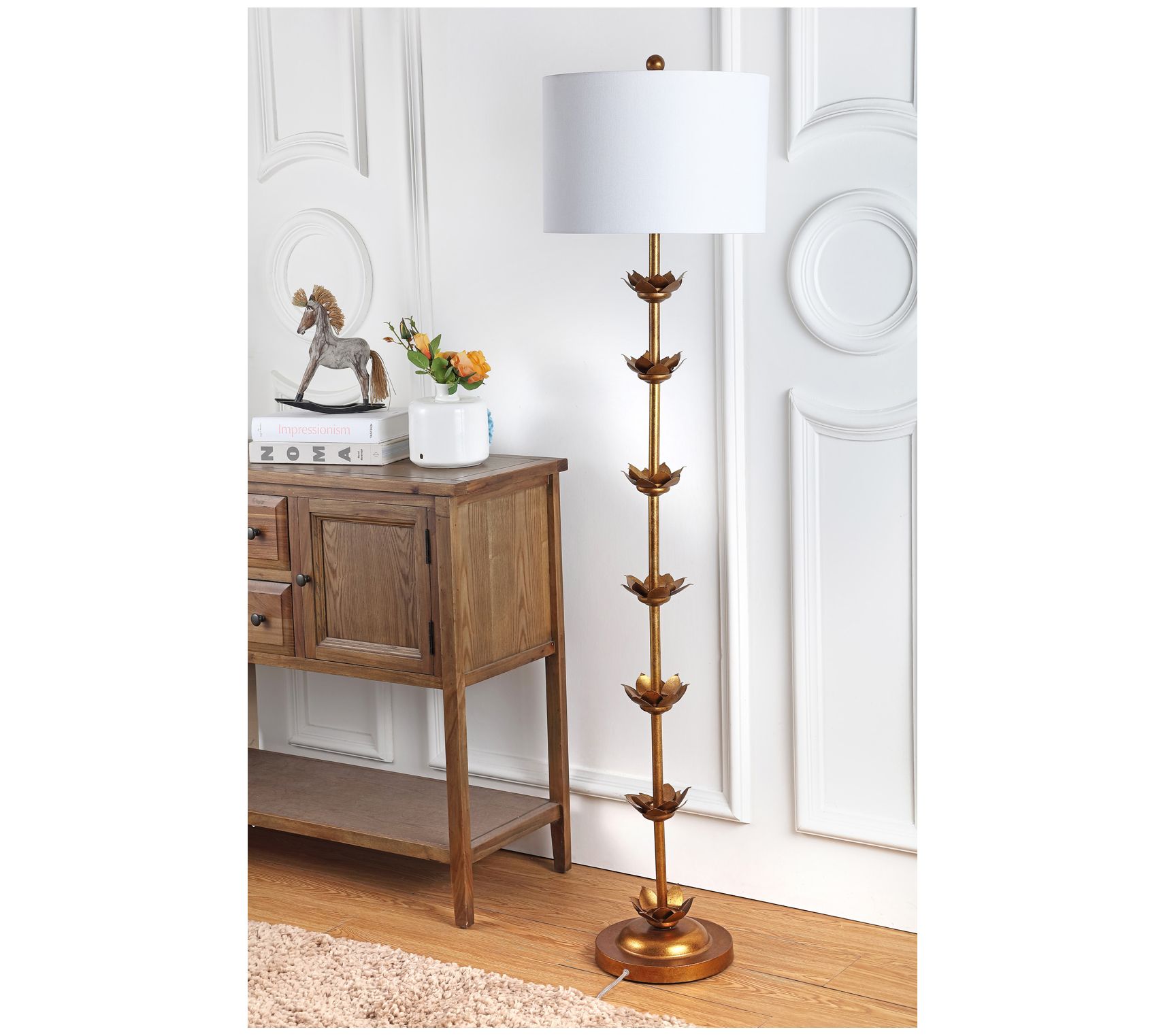 Safavieh Landen Leaf 63.5 Inch H Floor Lamp