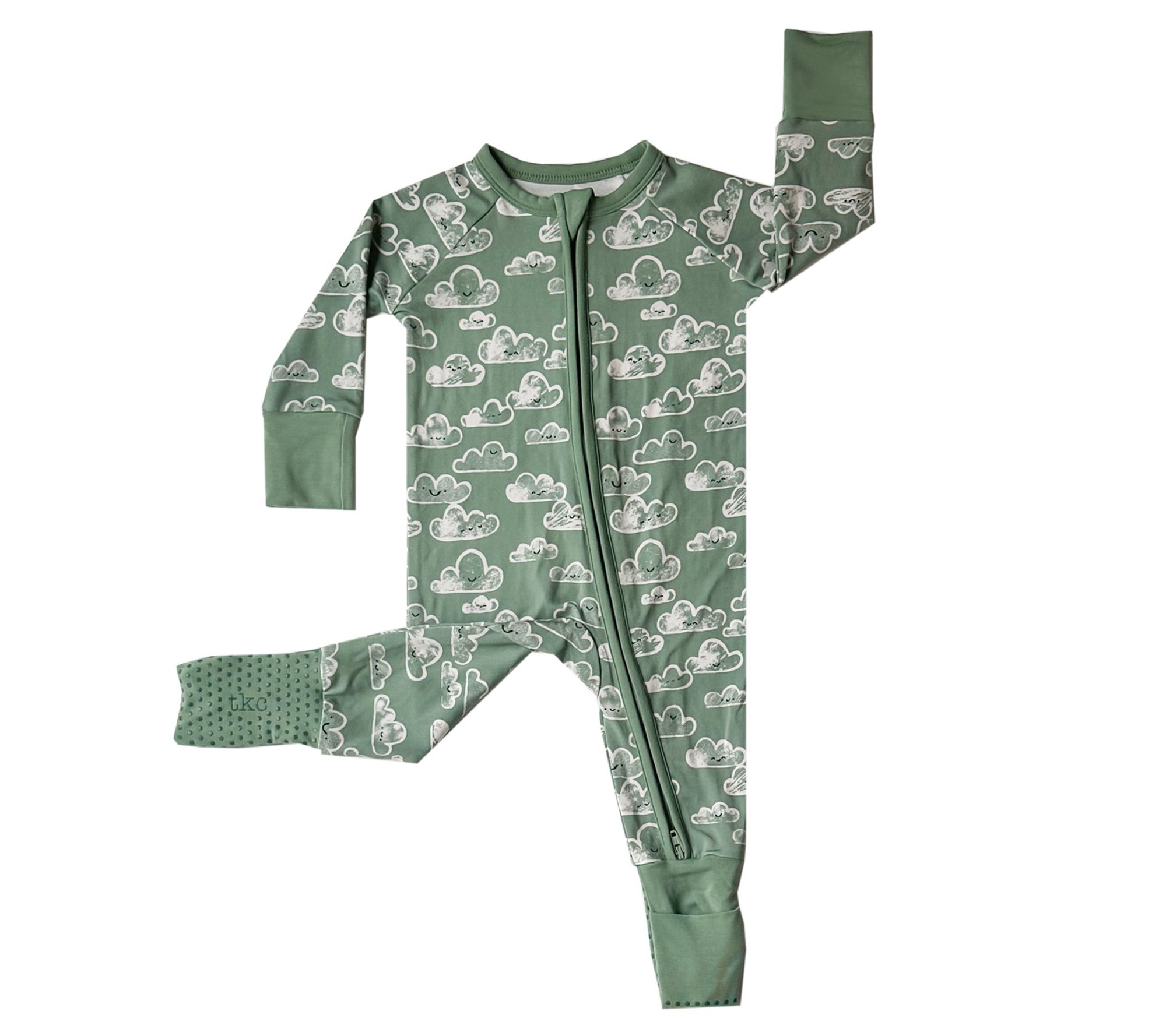 Tiny Knot Co. Baby Convertible Zippered Romper