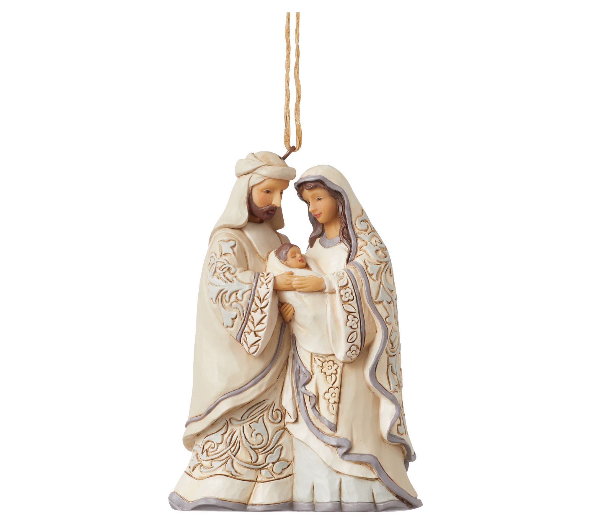 Jim Shore Woodland Holy Family Ornament
