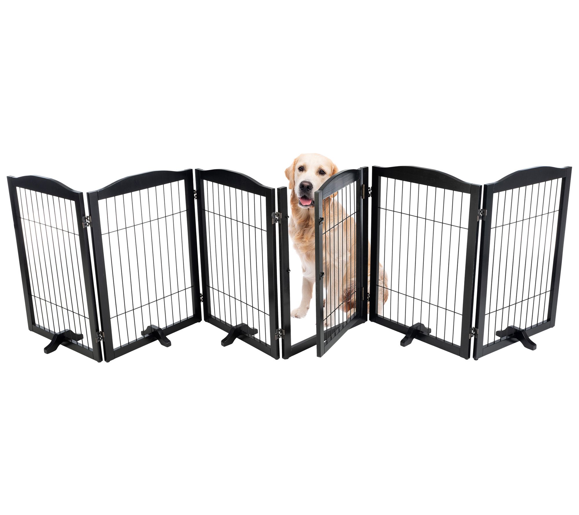 Petmaker Pet 6-Panel 132" Indoor Folding Fence