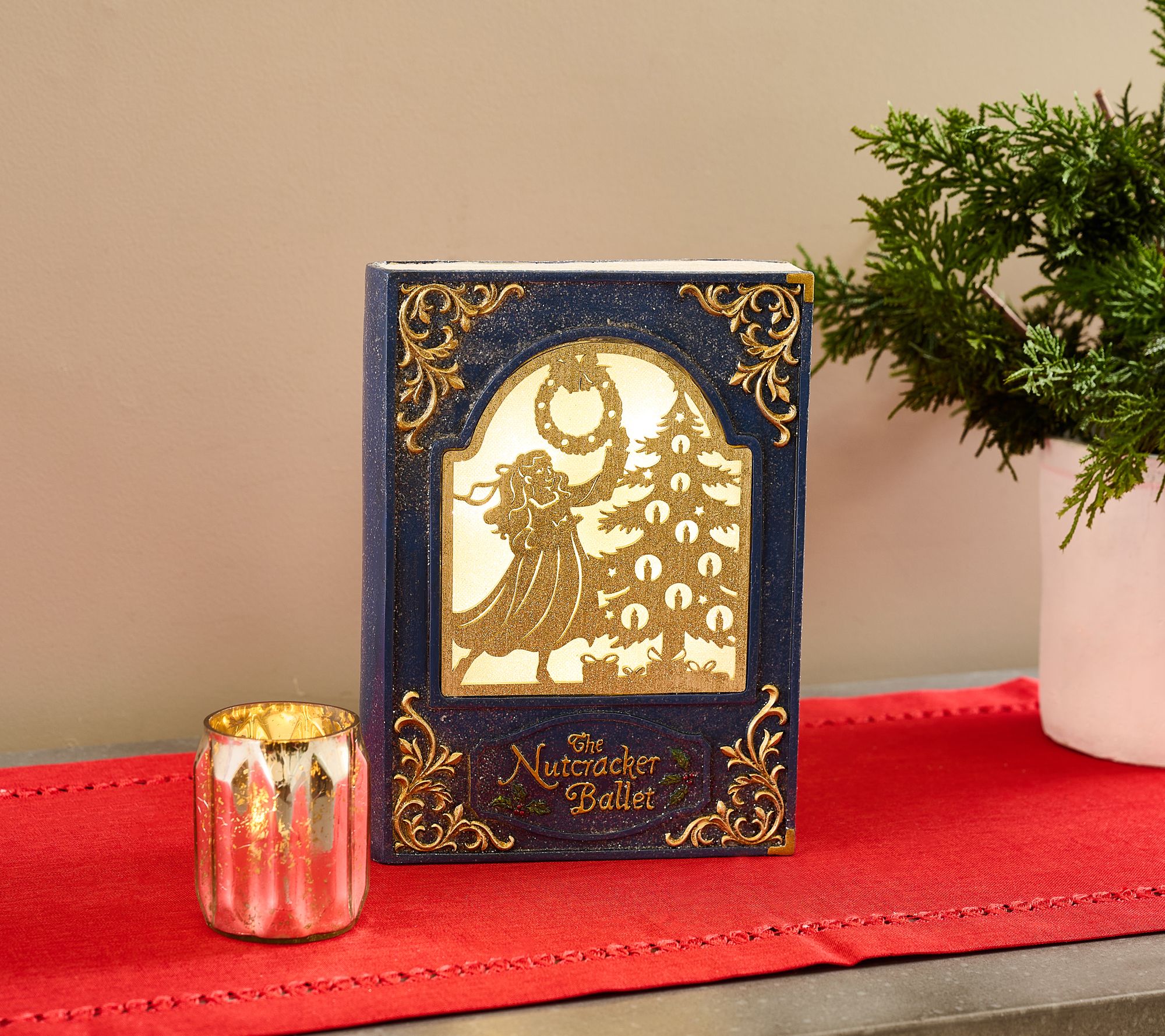 "As Is" Illuminated Nostalgic Story Book with Scene