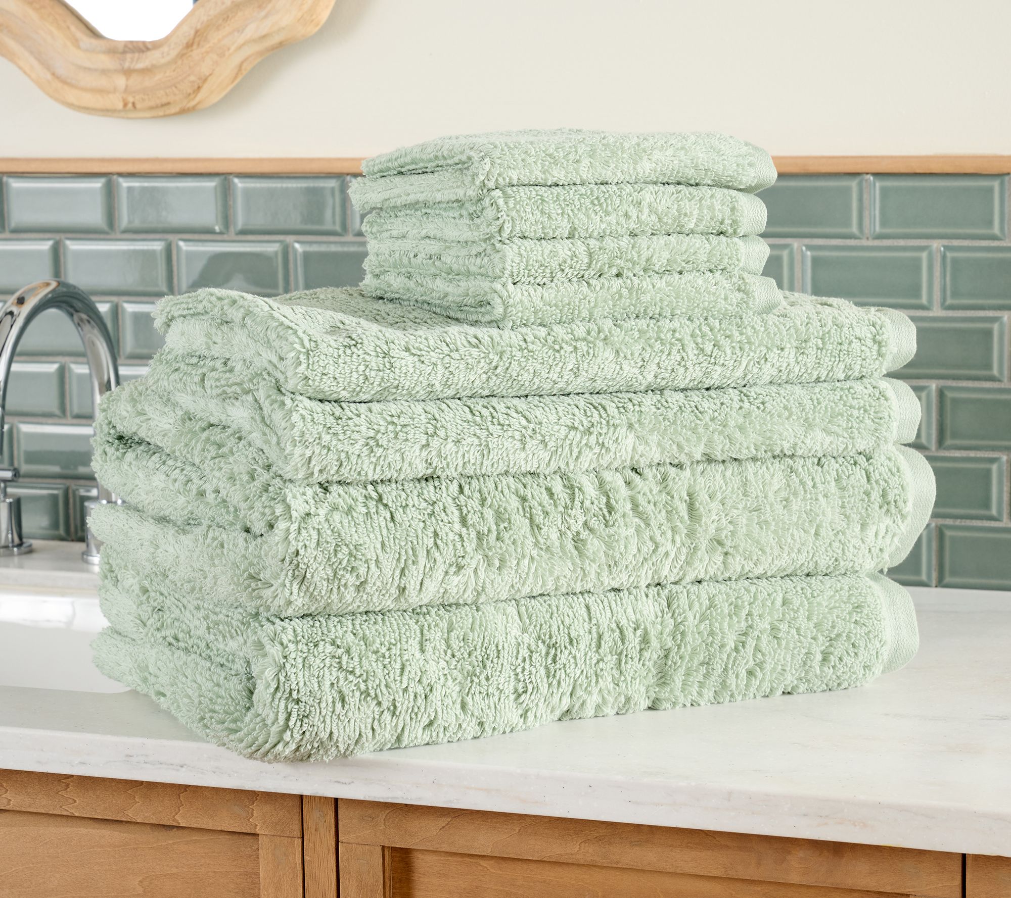 "As Is" Northern Nights Micro-Cotton 8-pc Towel Set