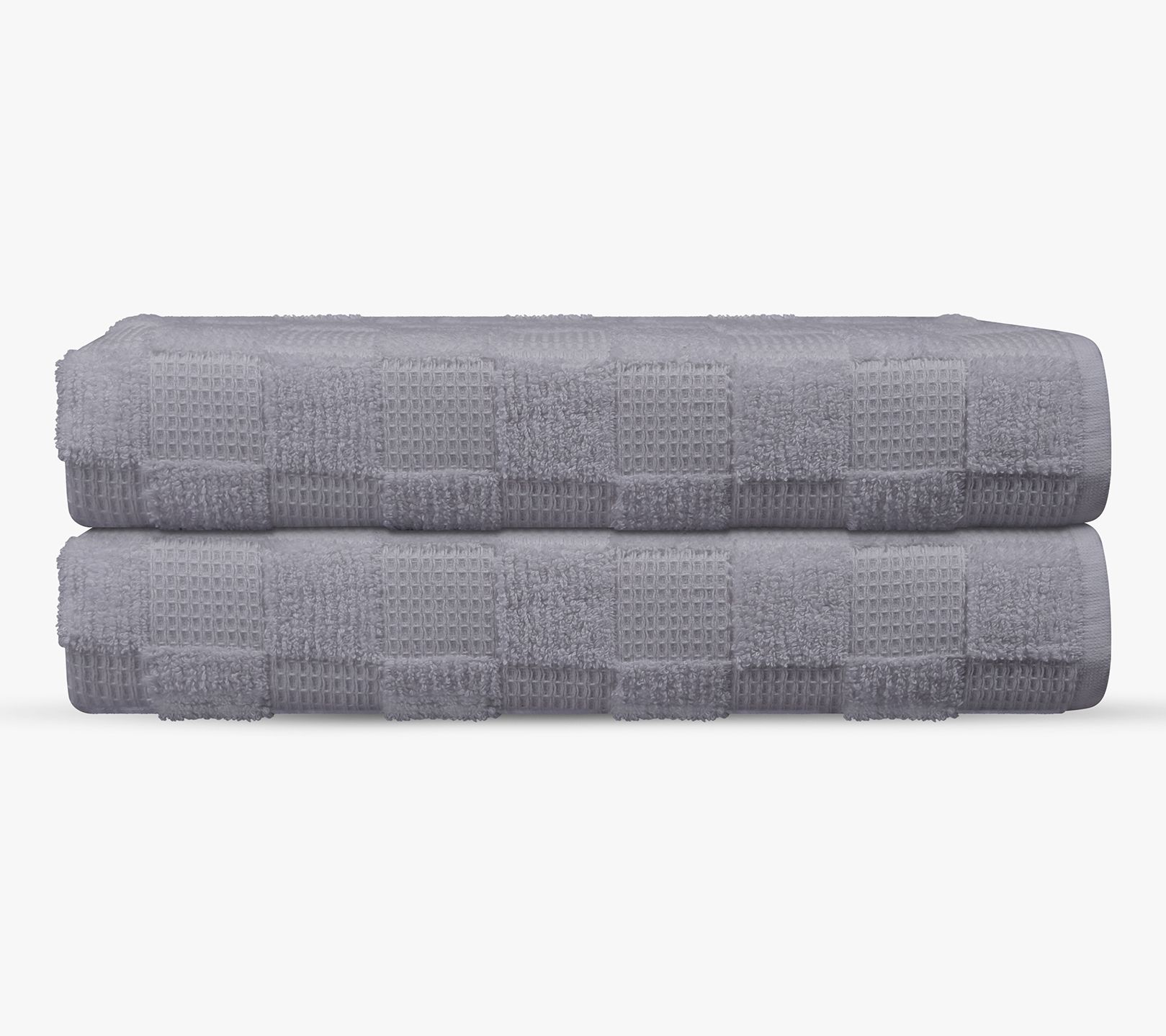 Depera Home Waffle Terry 2 pcs Turkish Bath Towels Set