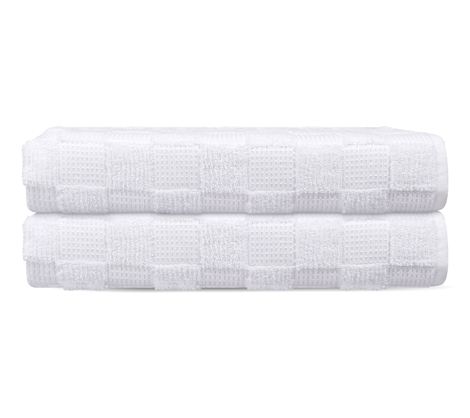 Depera Home Waffle Terry 2 pcs Turkish Bath Towels Set