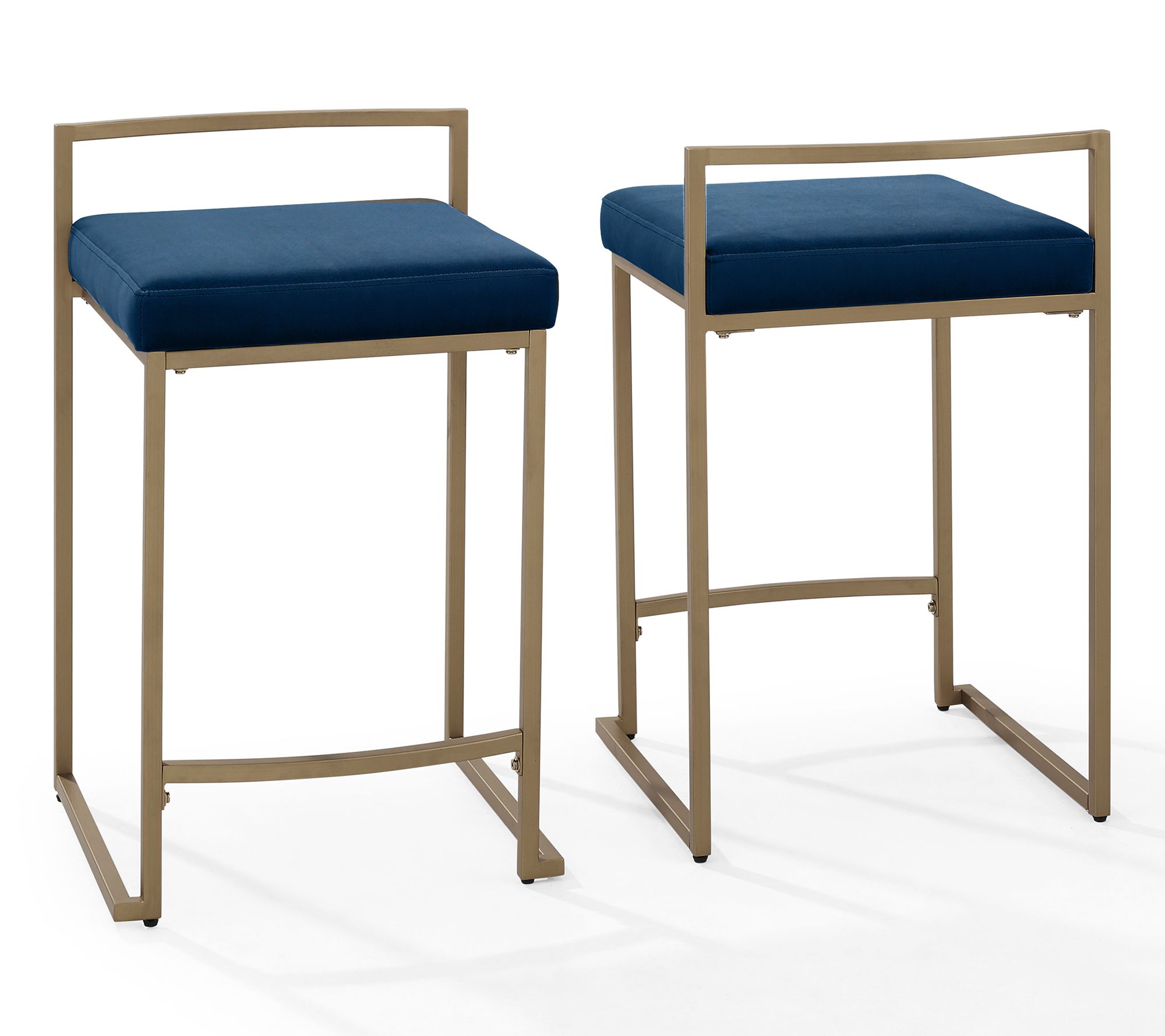 Crosley Harlowe 2-Piece Counter Height Bar Stool Set