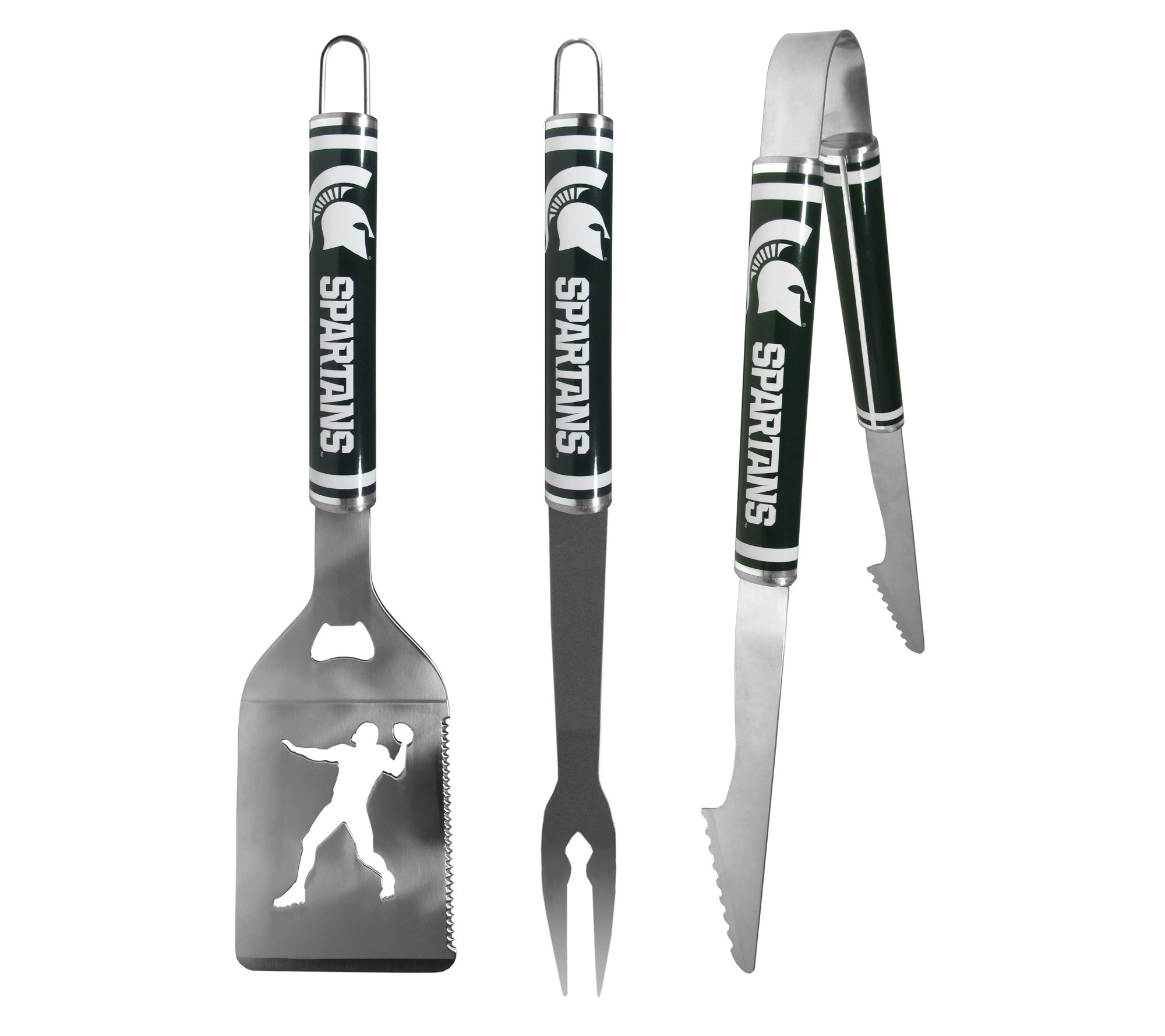 Siskiyou Sports College Steel 3pc BBQ Tool Set