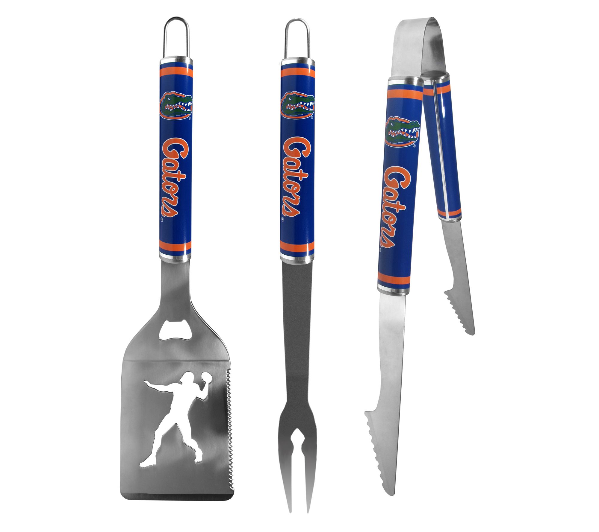 Siskiyou Sports College Steel 3pc BBQ Tool Set
