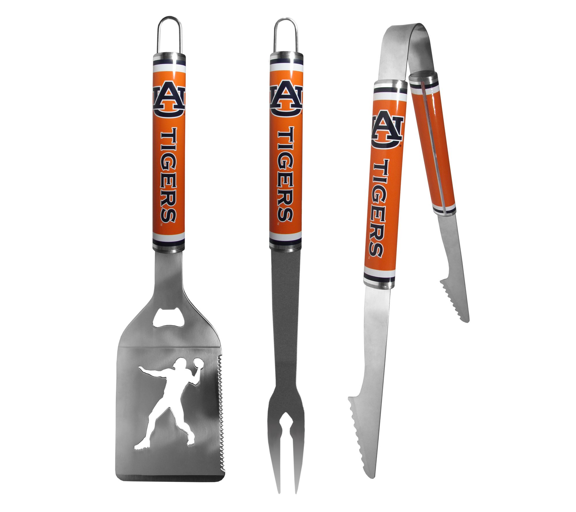 Siskiyou Sports College Steel 3pc BBQ Tool Set
