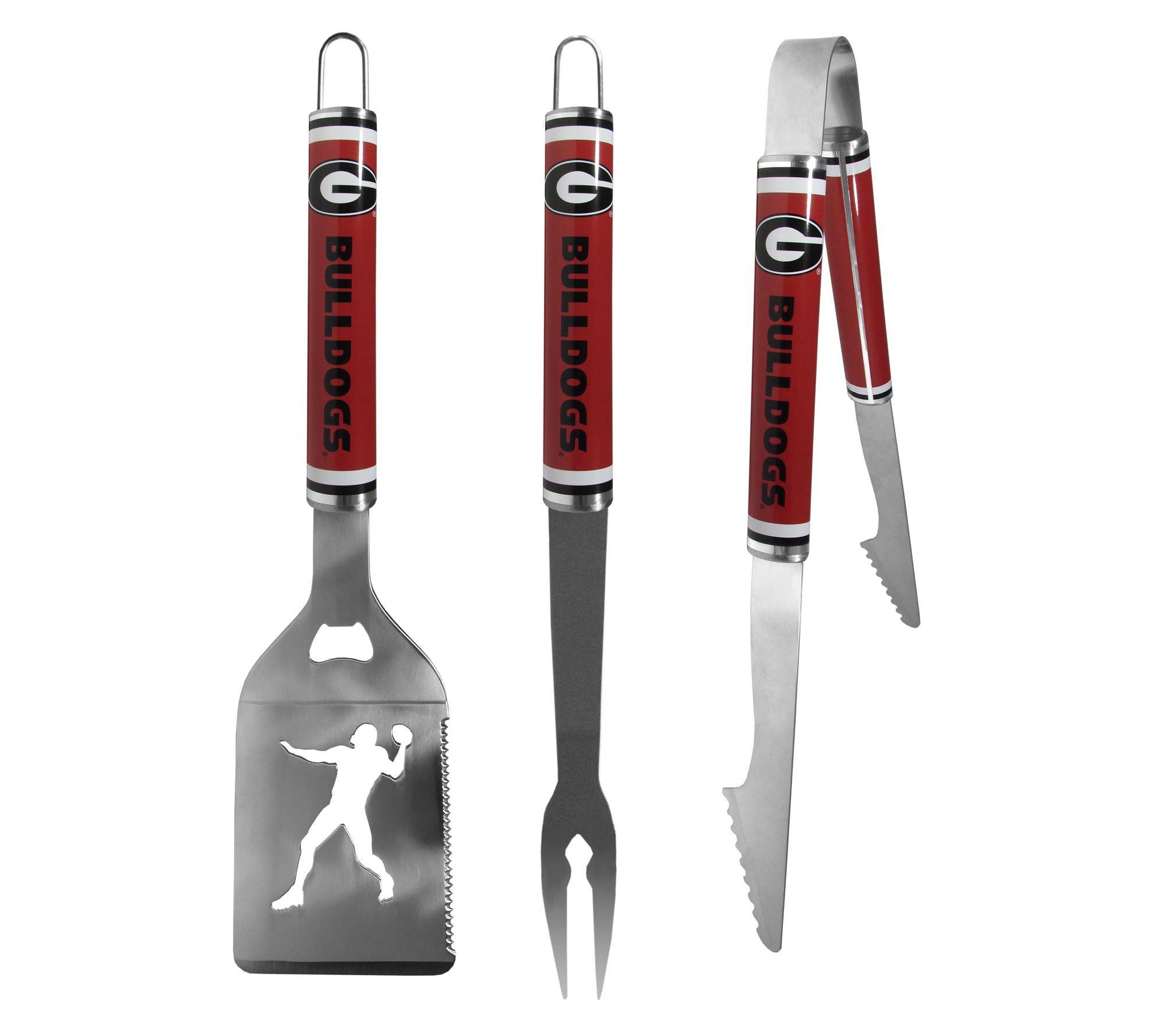 Siskiyou Sports College Steel 3pc BBQ Tool Set