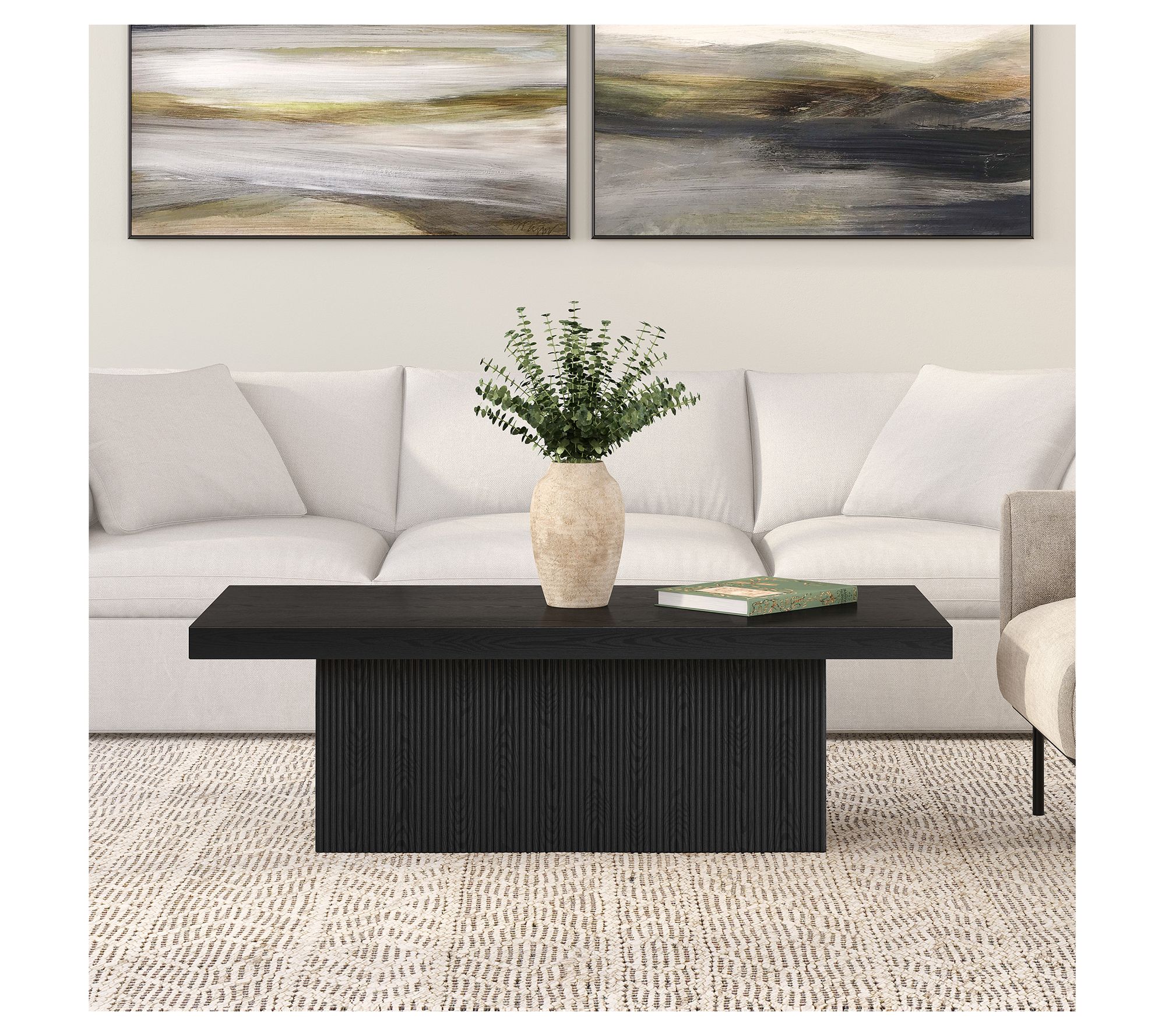 Hudson&Canal Torren 48" Wide Rectangular CoffeeTable