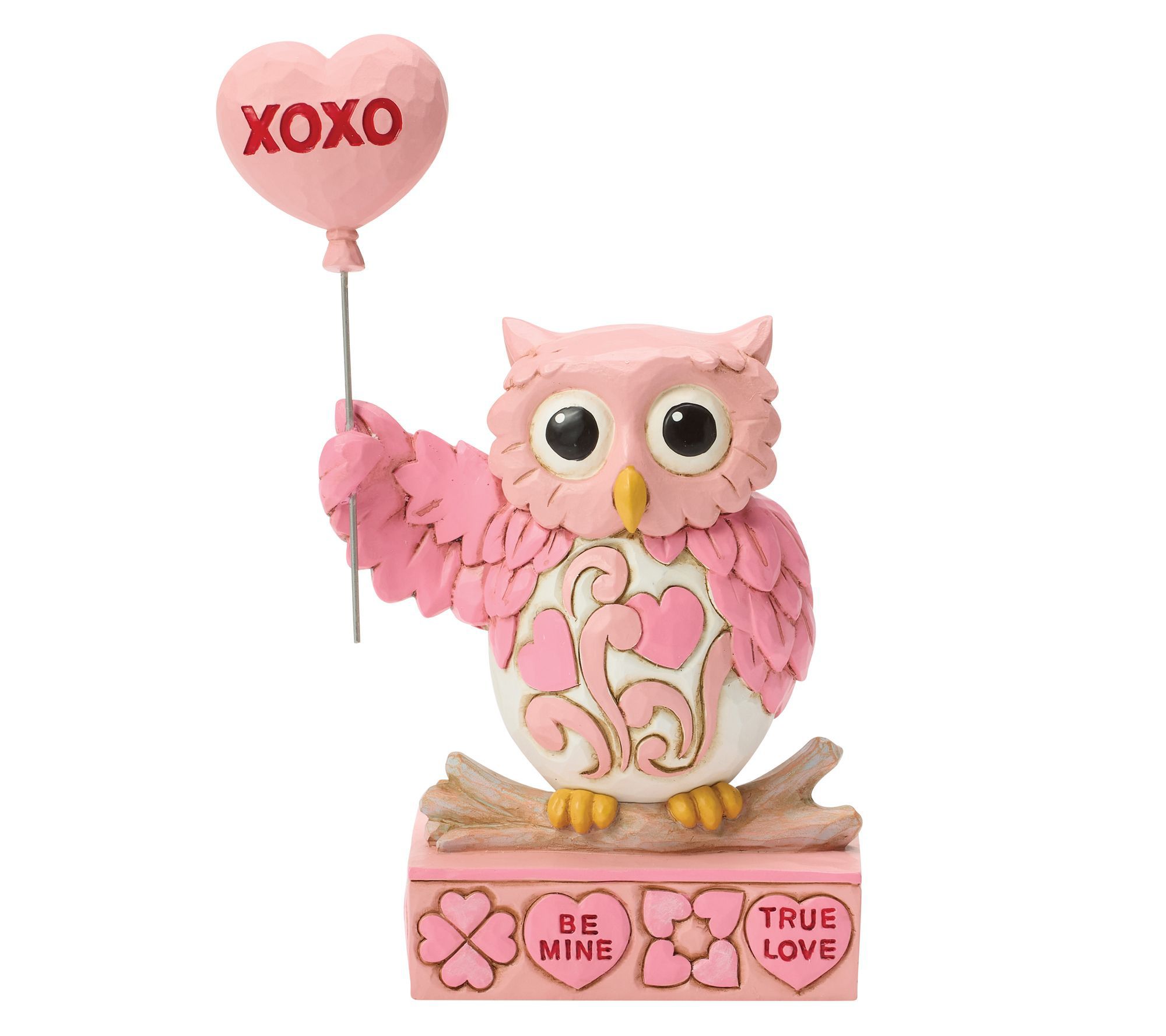 Jim Shore Sweethearts Owl with Balloon Figurine5in H