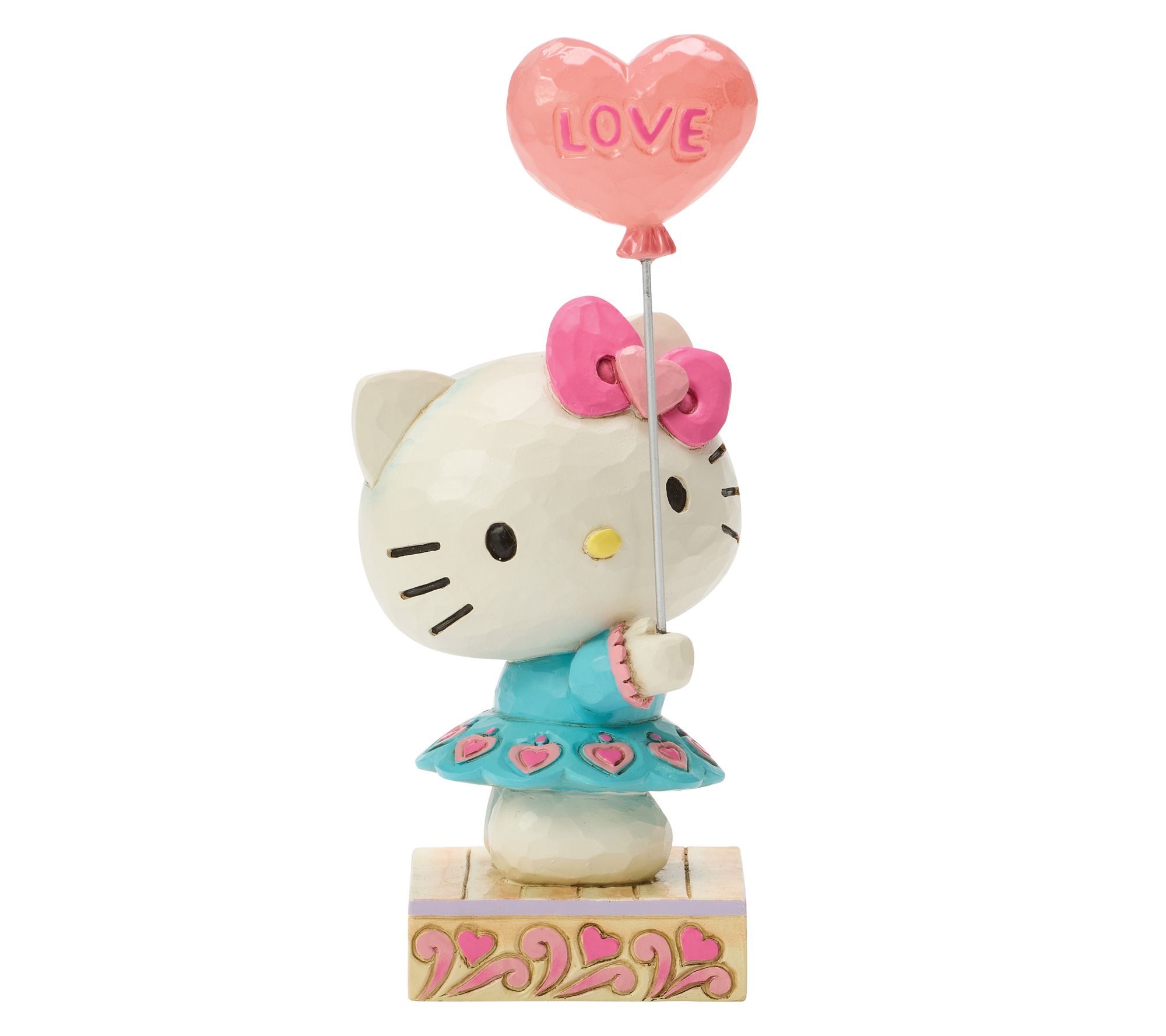 Sanrio by Jim Shore Hello Kitty Heart Balloon F gurine 5in H