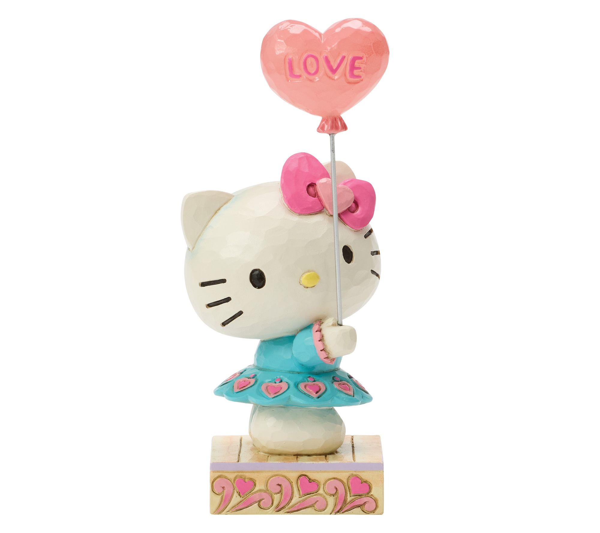 Sanrio by Jim Shore Hello Kitty Heart Balloon Figurine 5in H