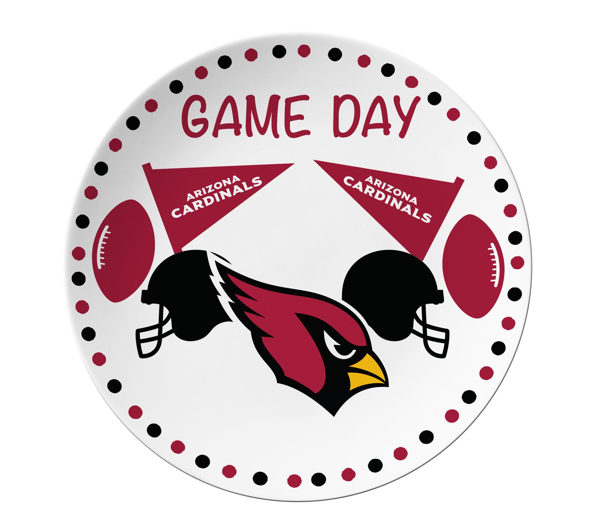 The Memory Company NFL Ceramic Game Day Plate